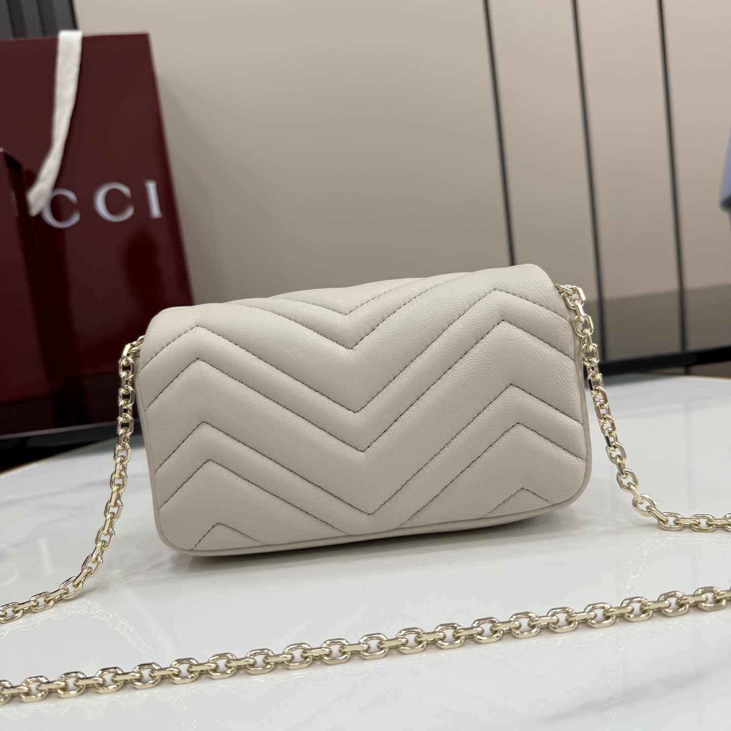 Gucci GG Marmont Mini Shoulder Bag - DopestKickz