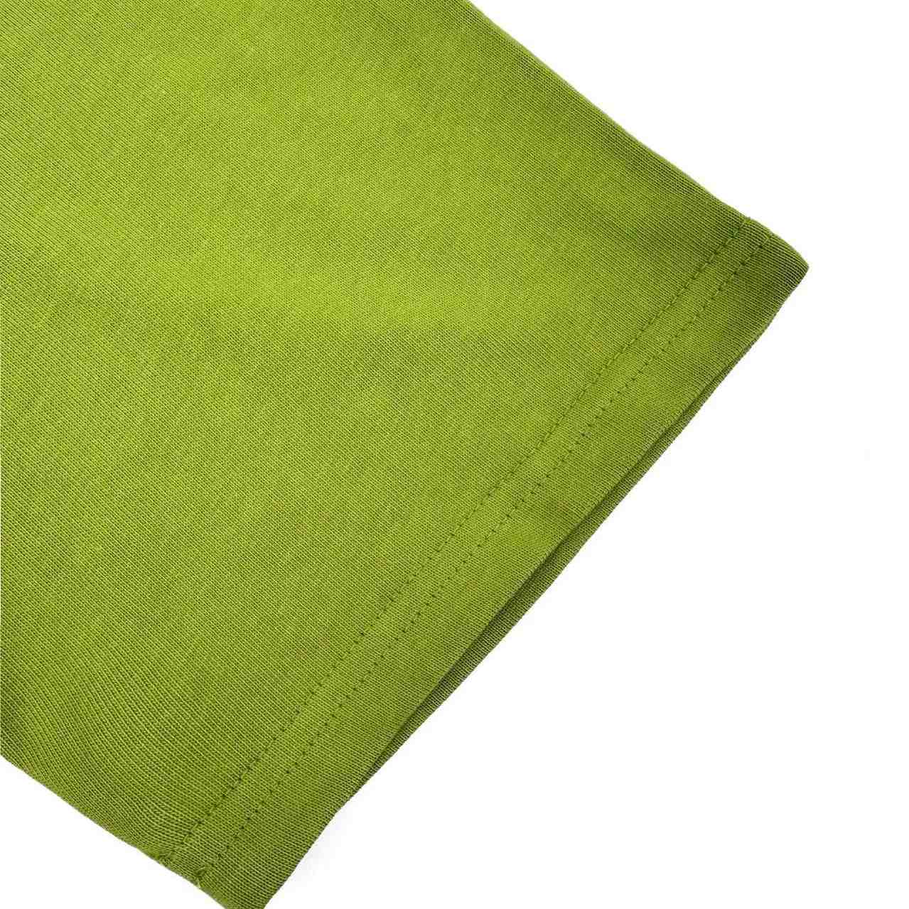 AMI Paris White And Green Cotton Ami De Coeur Knitted Patch T-shirt - DopestKickz