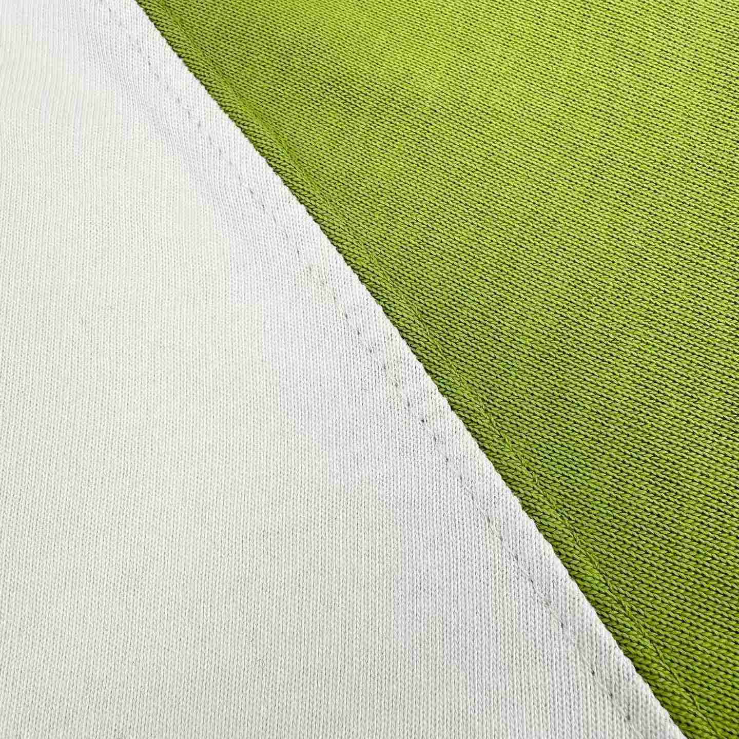 AMI Paris White And Green Cotton Ami De Coeur Knitted Patch T-shirt - DopestKickz