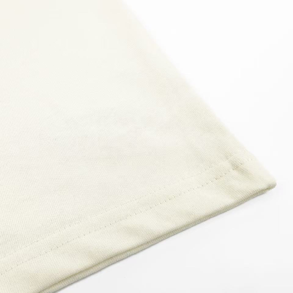 AMI Paris White And Green Cotton Ami De Coeur Knitted Patch T-shirt - DopestKickz