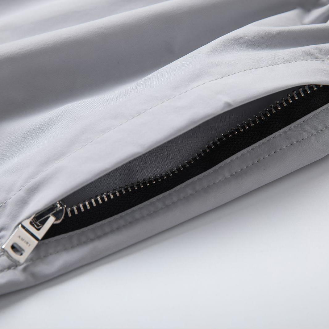 Amiri Stack Logo Swim Shorts In Stretch Limo - DopestKickz