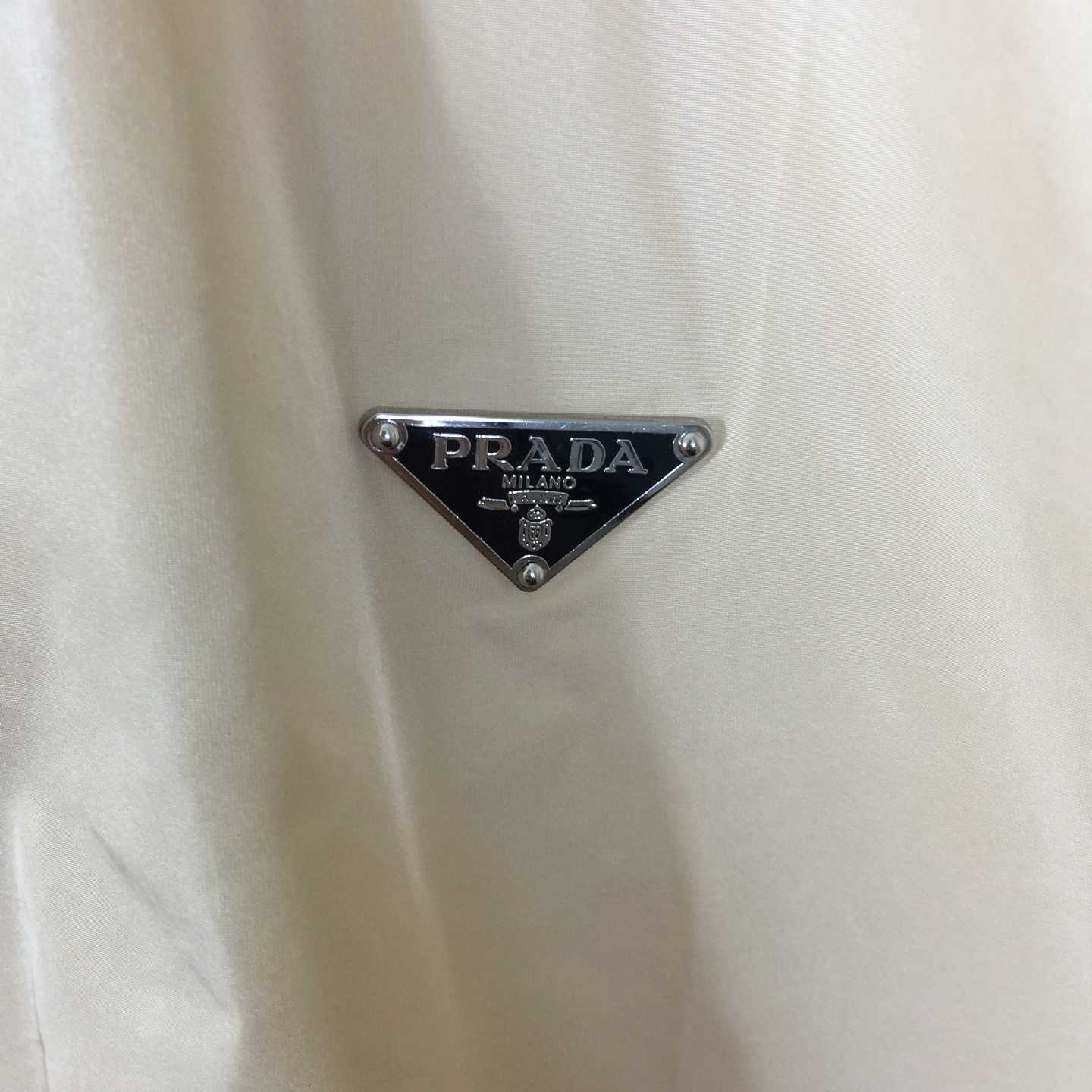 Prada Short-sleeved Re-Nylon Zipper Shirt - DopestKickz