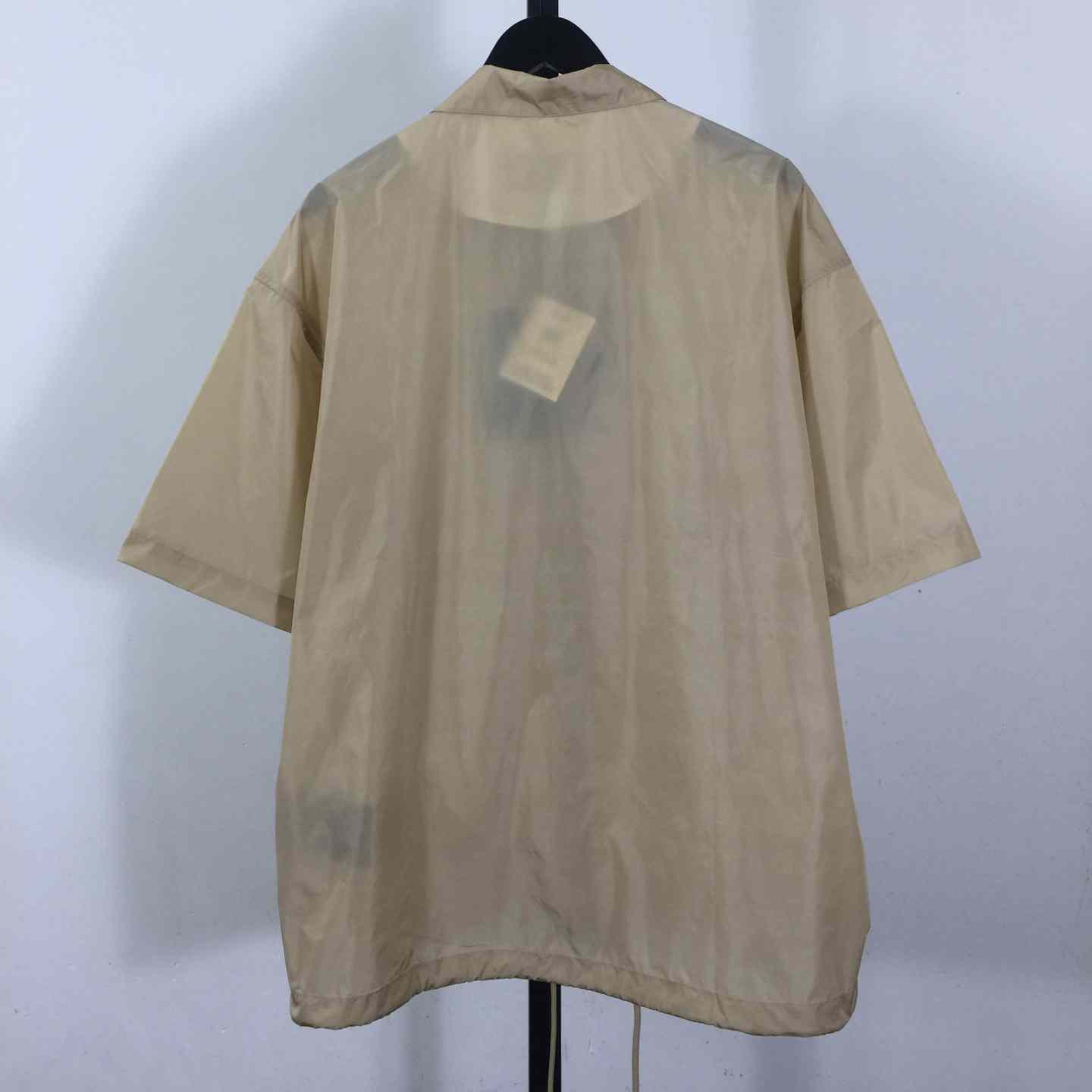 Prada Short-sleeved Re-Nylon Zipper Shirt - DopestKickz
