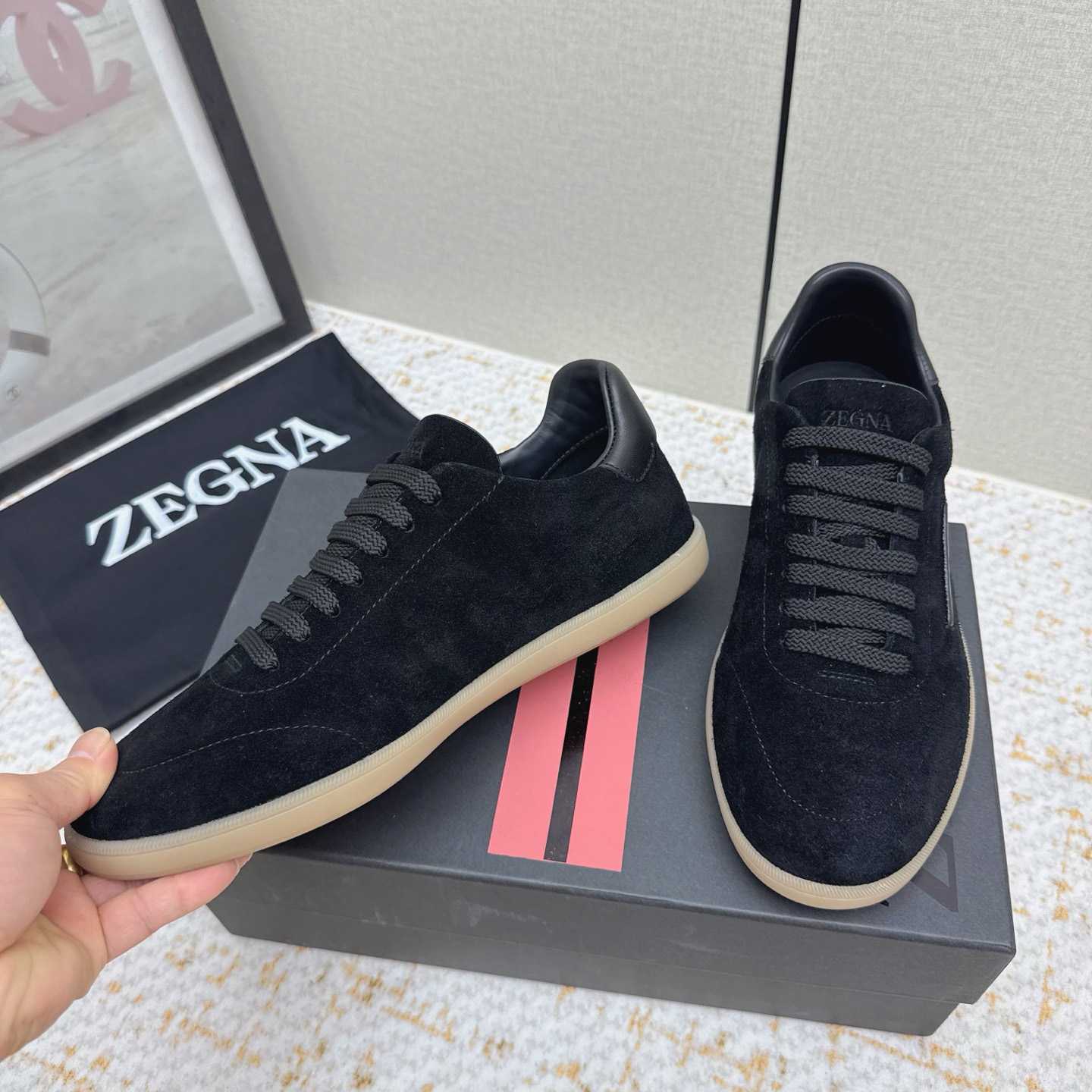 Zegna 232 Suede Sneakers - DopestKickz