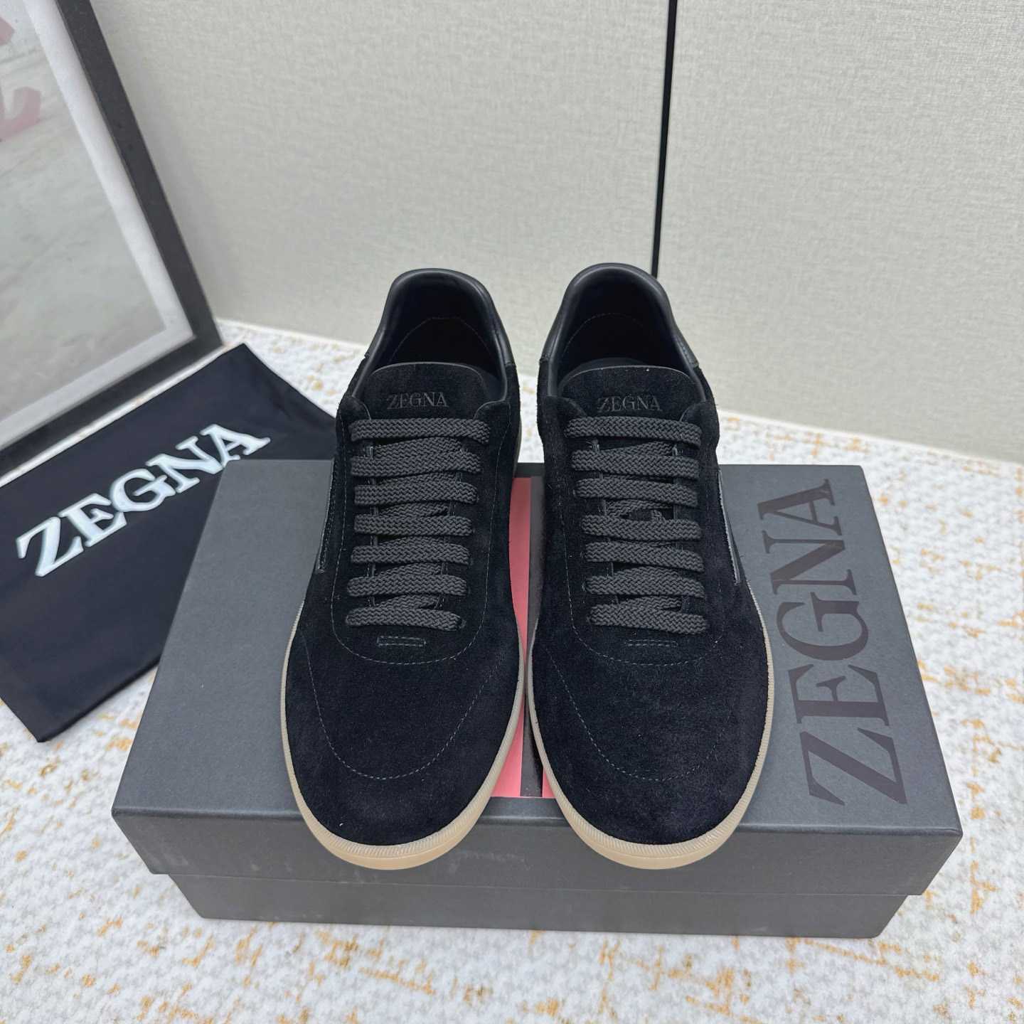Zegna 232 Suede Sneakers - DopestKickz