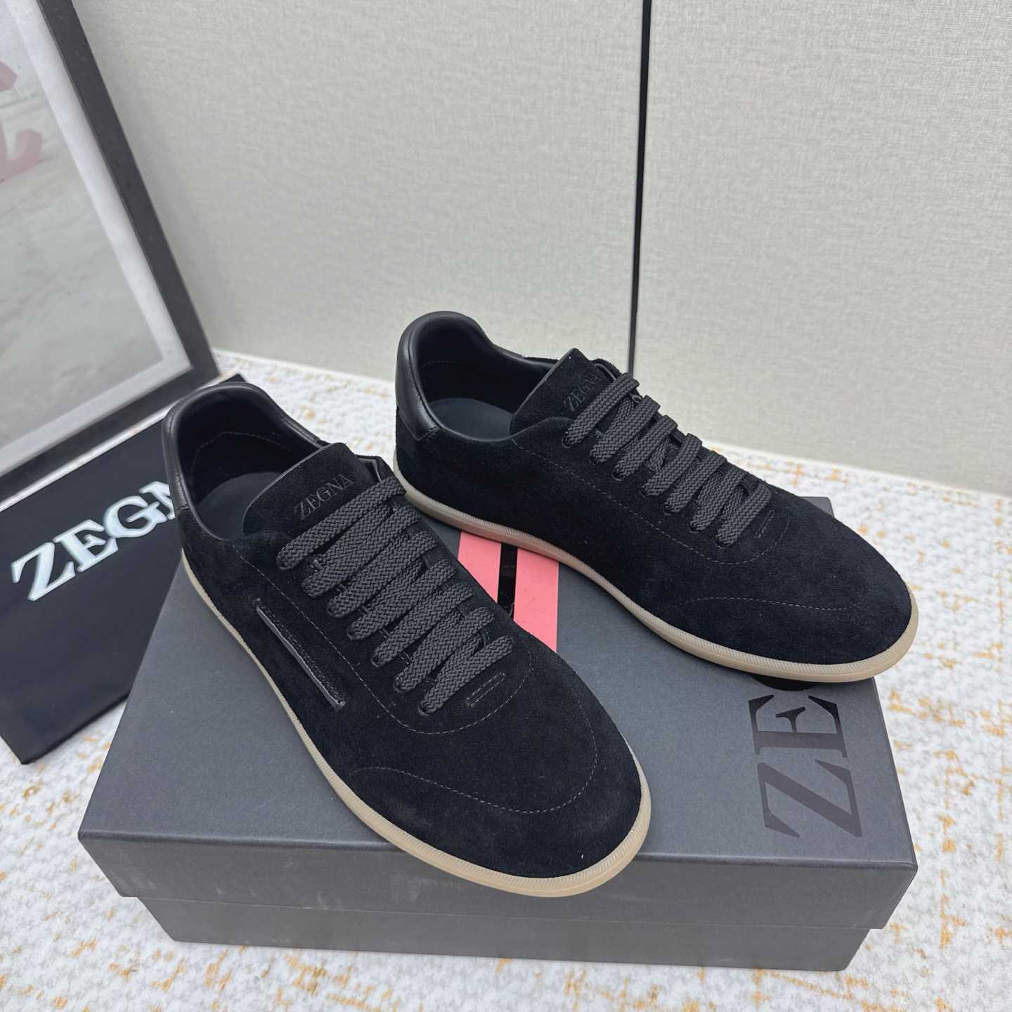Zegna 232 Suede Sneakers - DopestKickz