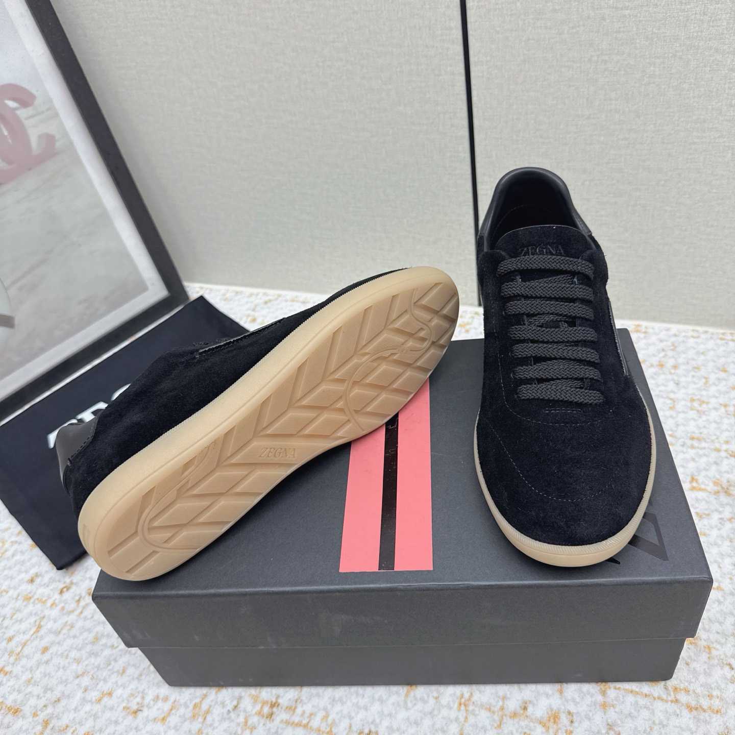 Zegna 232 Suede Sneakers - DopestKickz