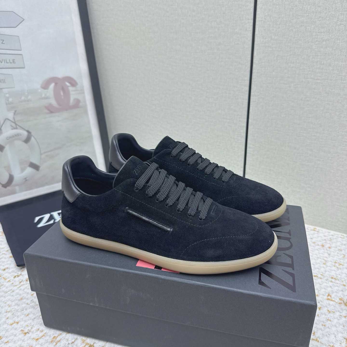 Zegna 232 Suede Sneakers - DopestKickz