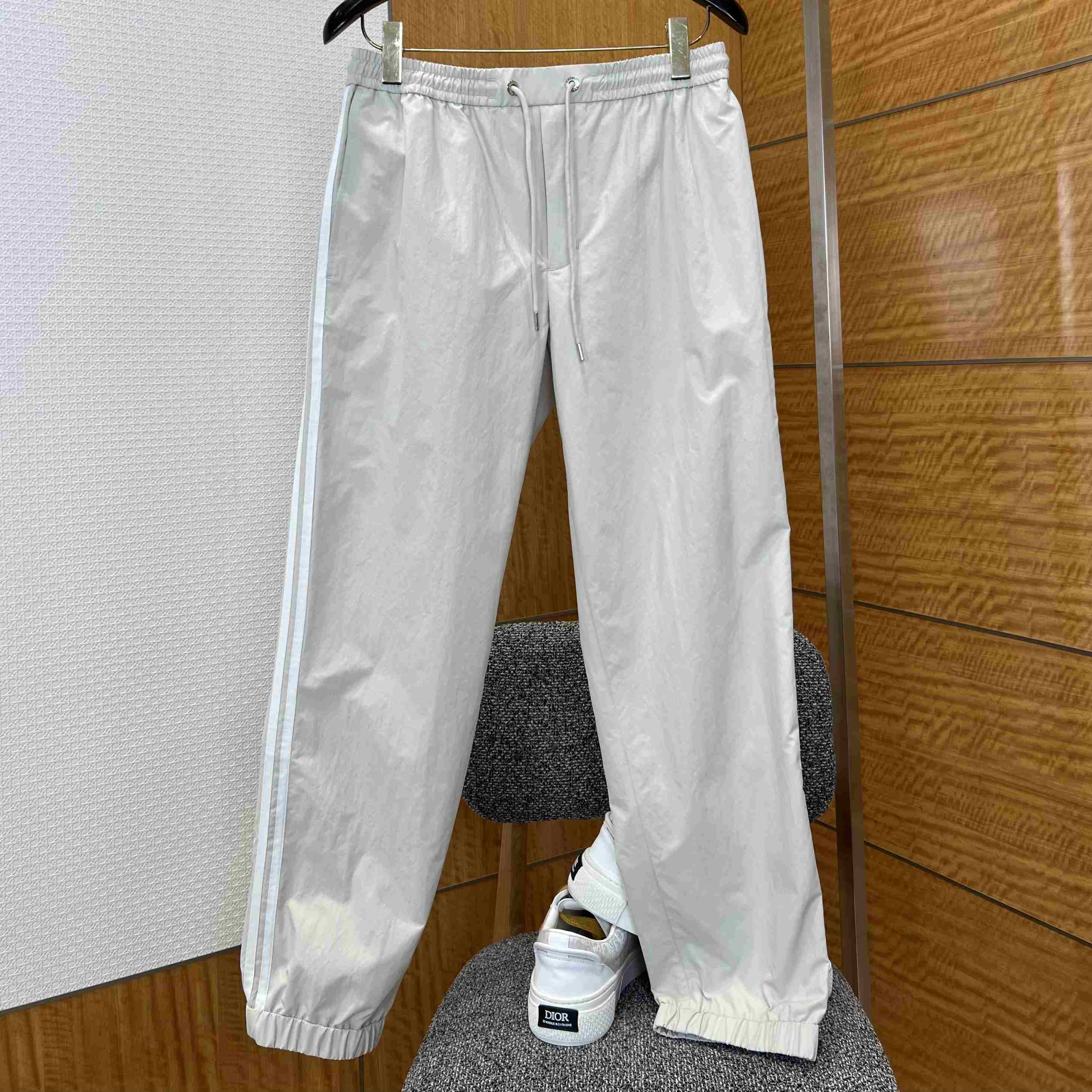 Moncler Striped Stretch Jogging Trousers - DopestKickz