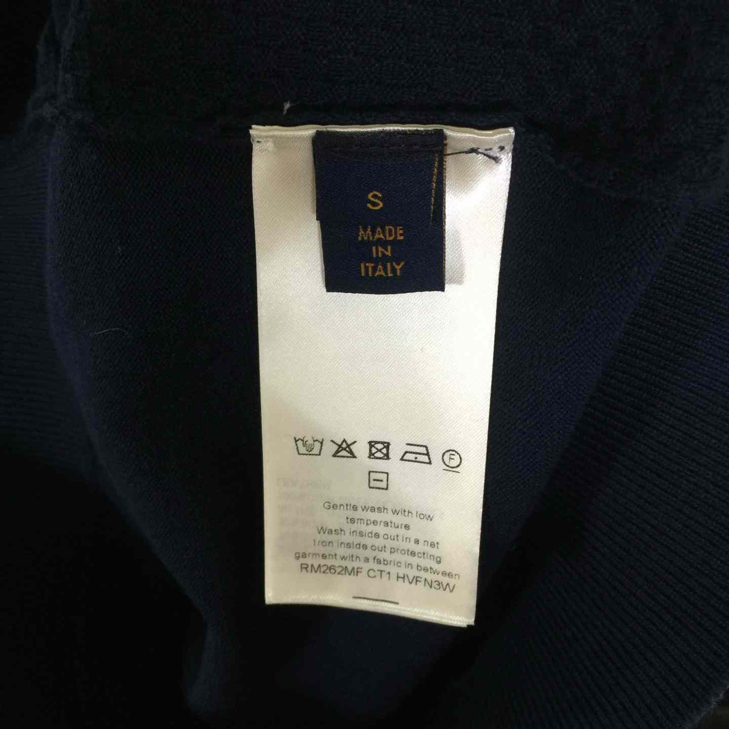 Louis Vuitton Cotton-Silk Pointelle Polo Shirt   1AJINW - DopestKickz