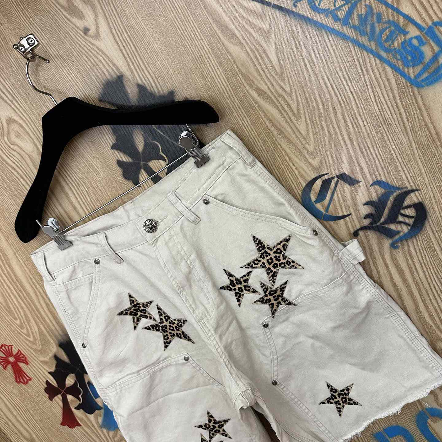 Chrome Hearts Denim Shorts - DopestKickz