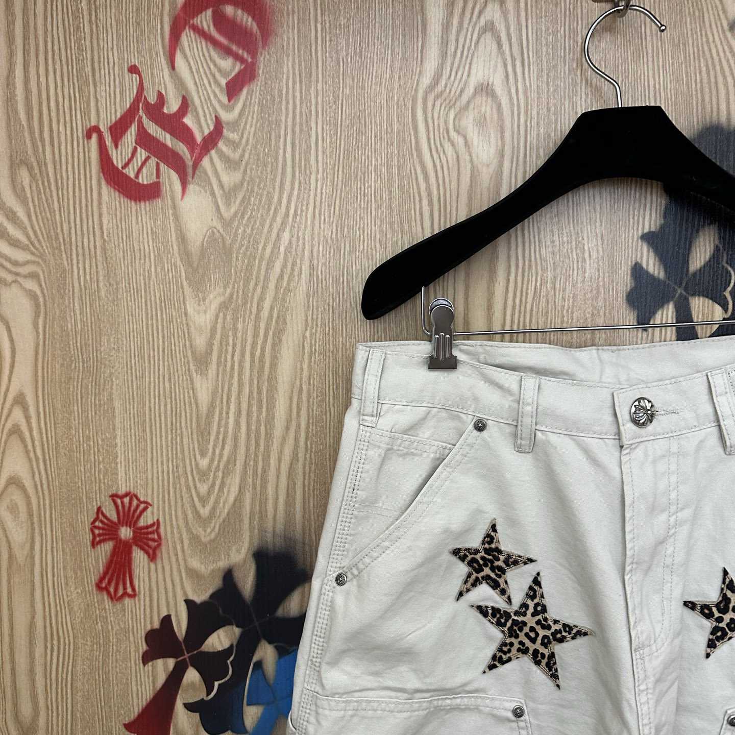 Chrome Hearts Denim Shorts - DopestKickz