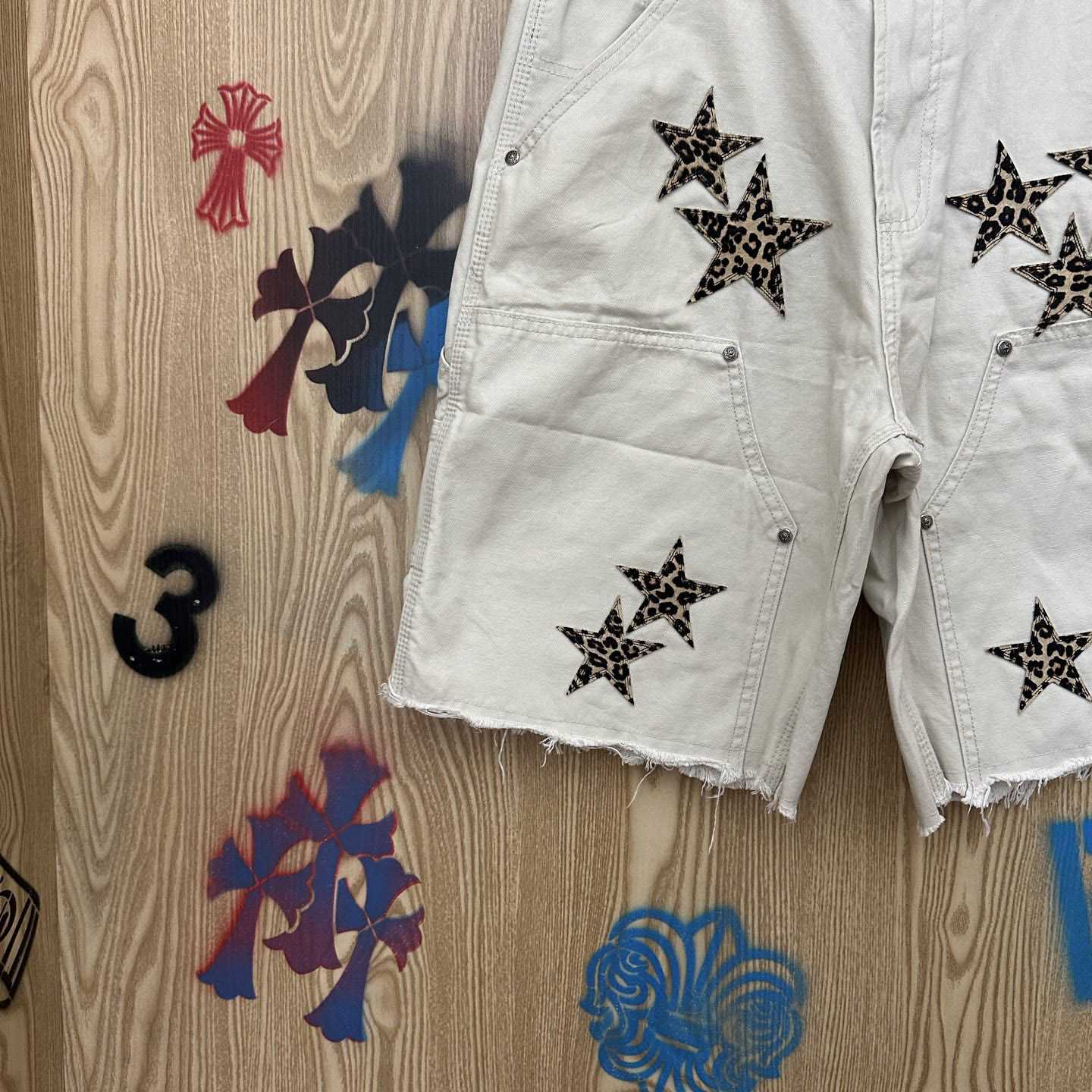 Chrome Hearts Denim Shorts - DopestKickz