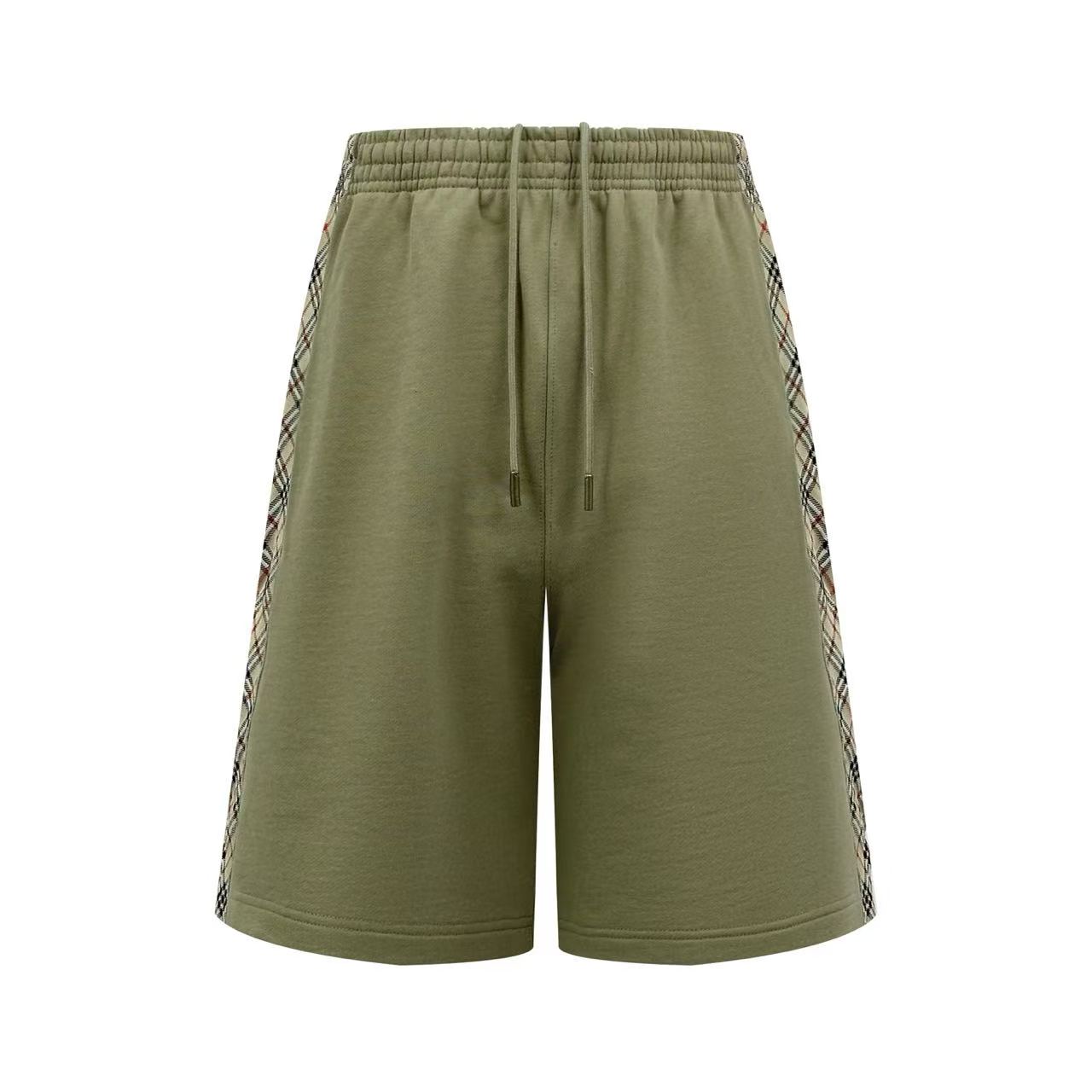 Burberry  Check Trim Cotton Shorts    - DopestKickz
