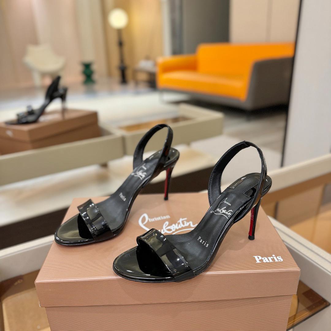 Christian Louboutin Marilyn Leather Sandals - DopestKickz