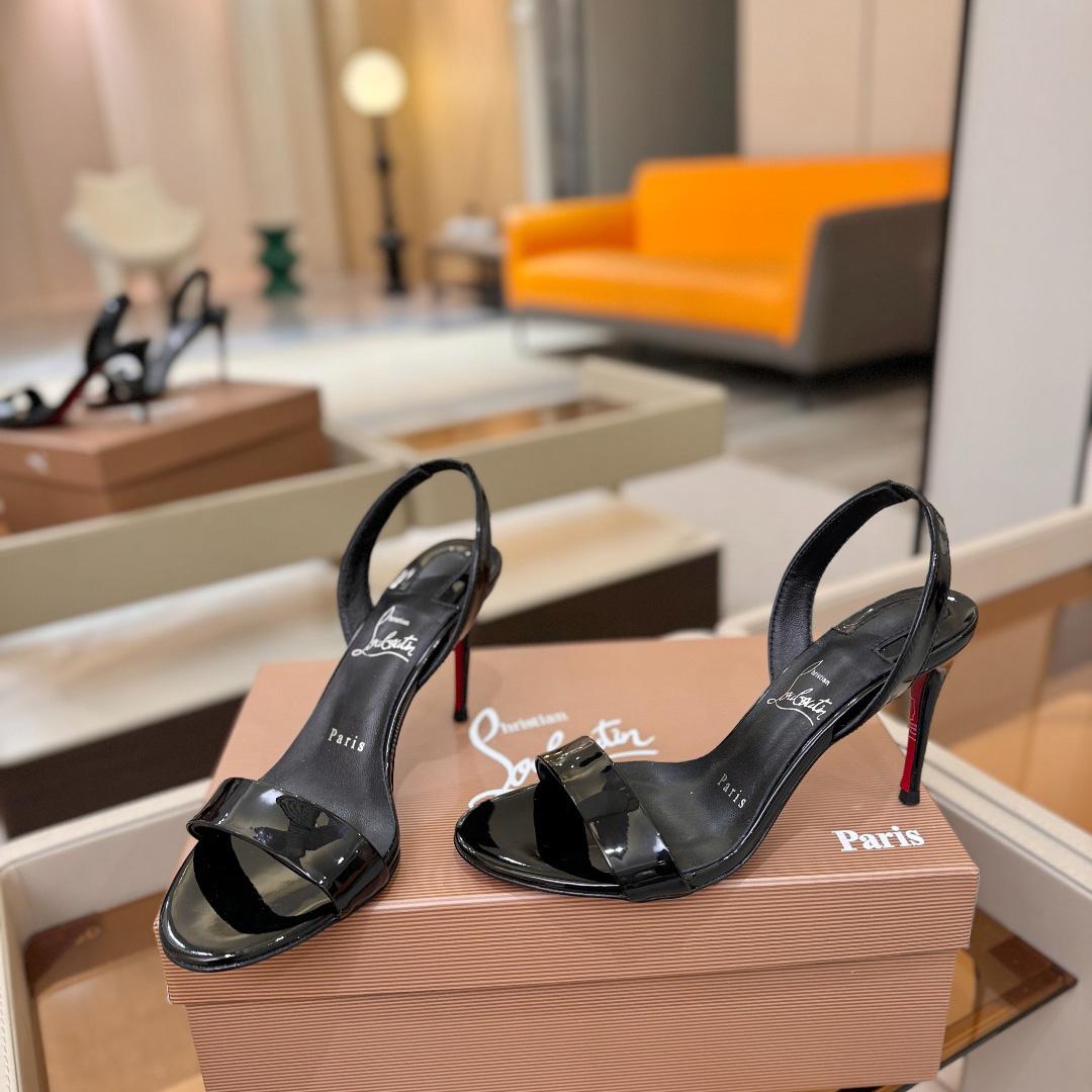 Christian Louboutin Marilyn Leather Sandals - DopestKickz