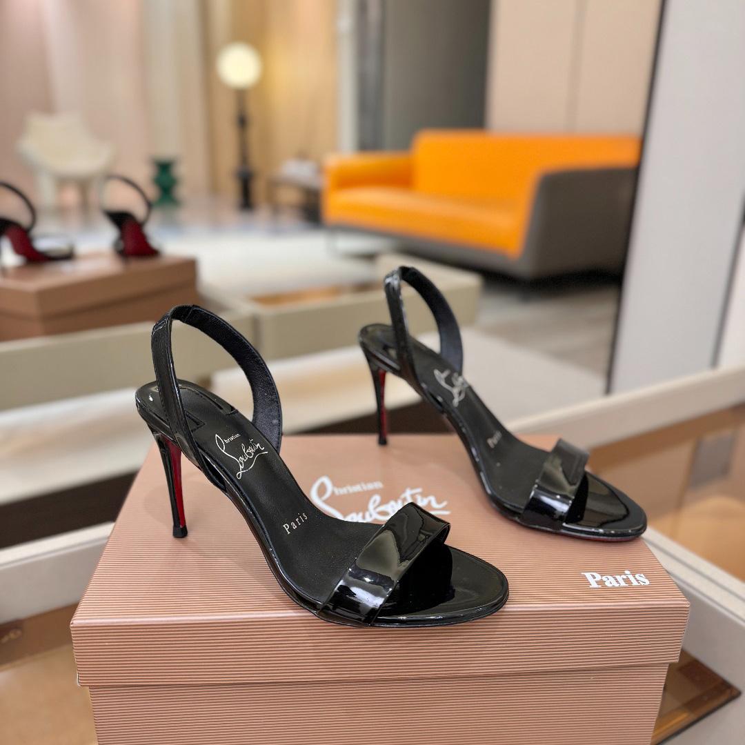 Christian Louboutin Marilyn Leather Sandals - DopestKickz