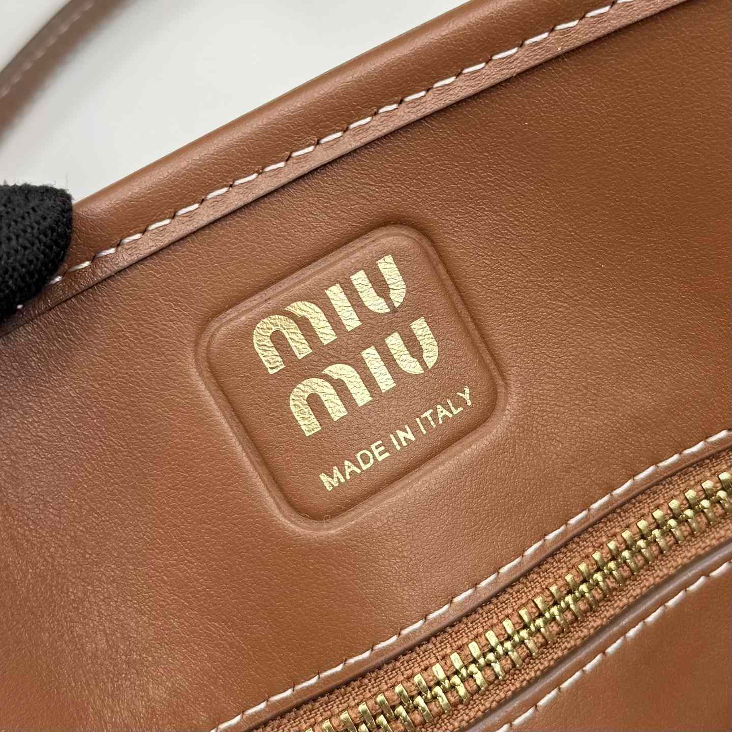 Miu Miu Aventure Canvas And Leather Bag - DopestKickz