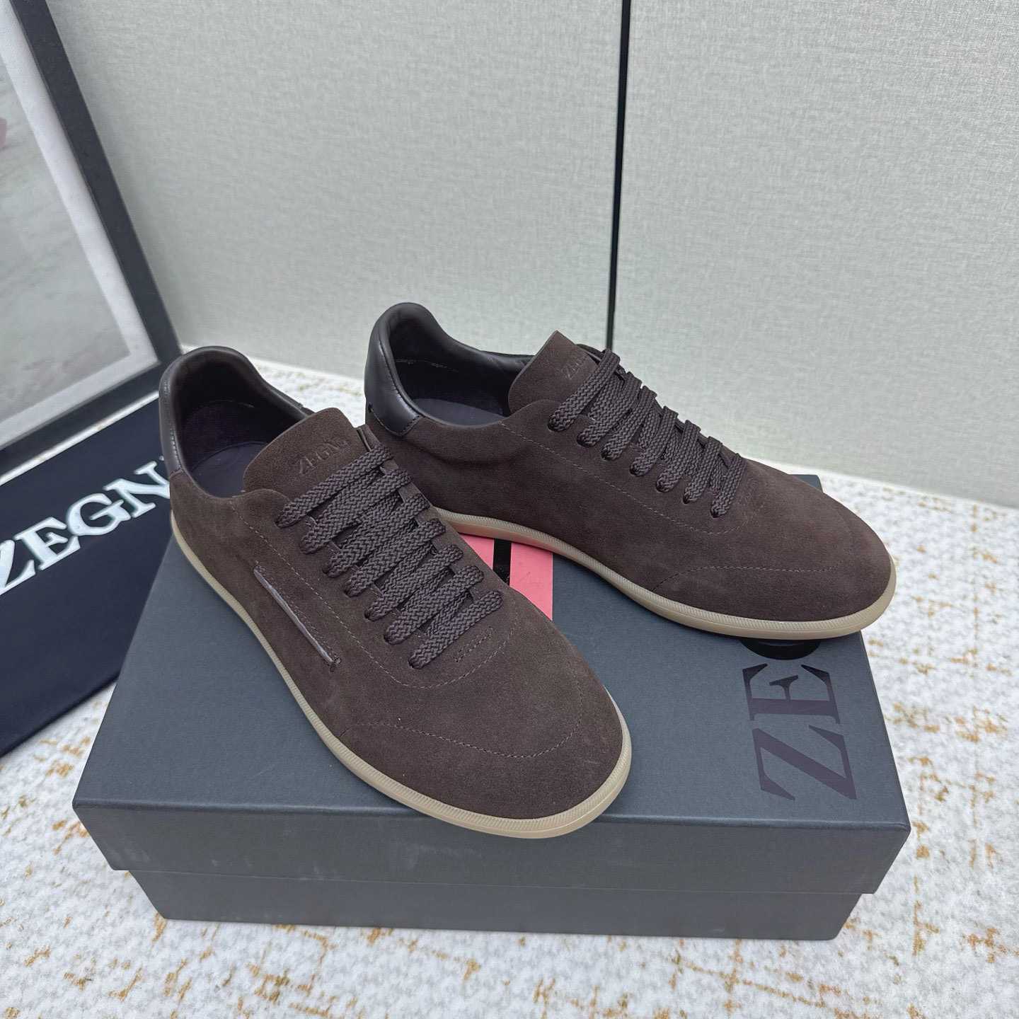 Zegna 232 Suede Sneakers - DopestKickz