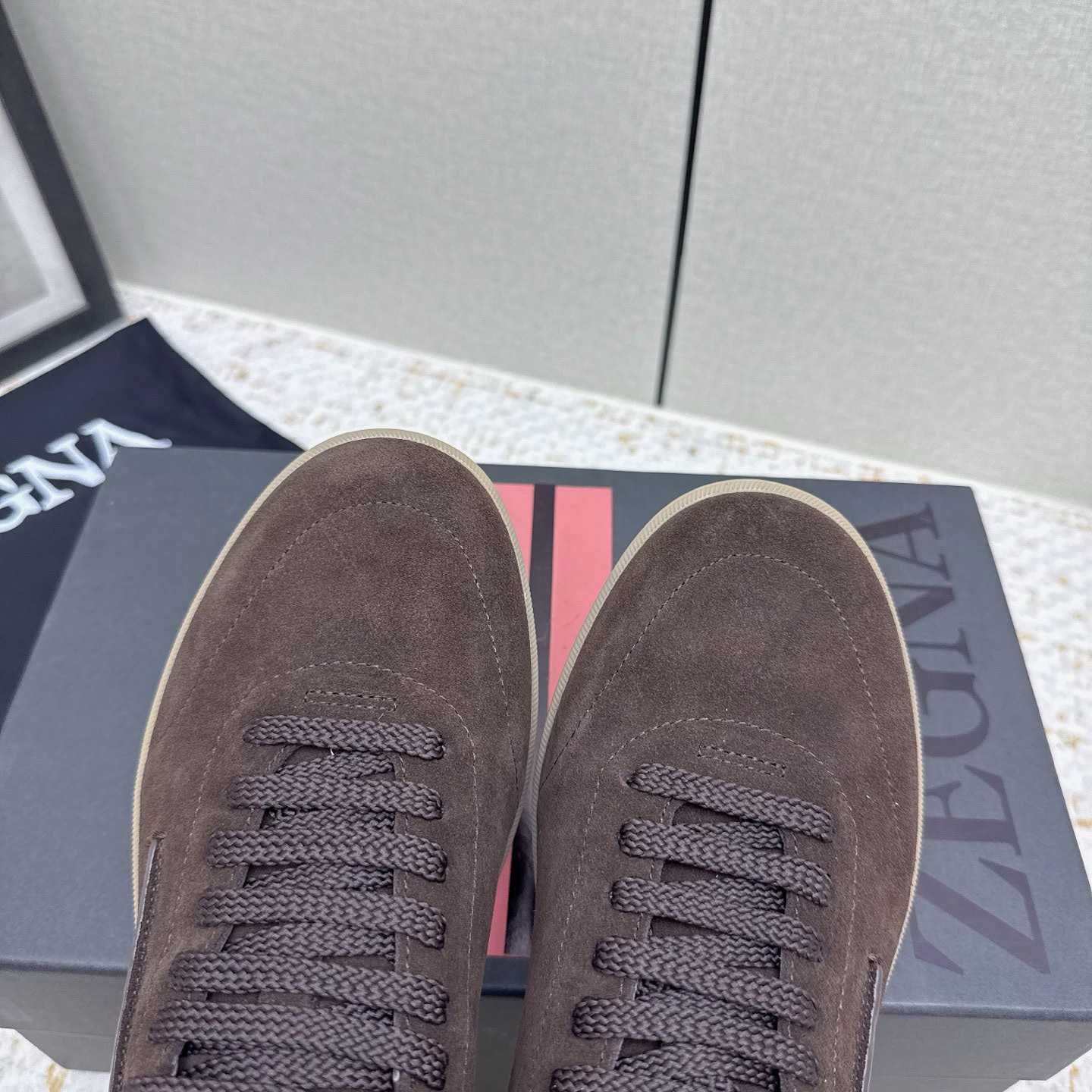 Zegna 232 Suede Sneakers - DopestKickz