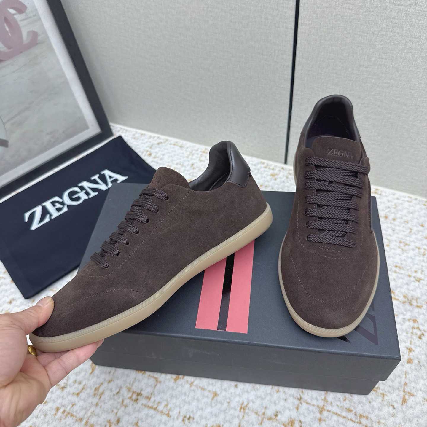Zegna 232 Suede Sneakers - DopestKickz