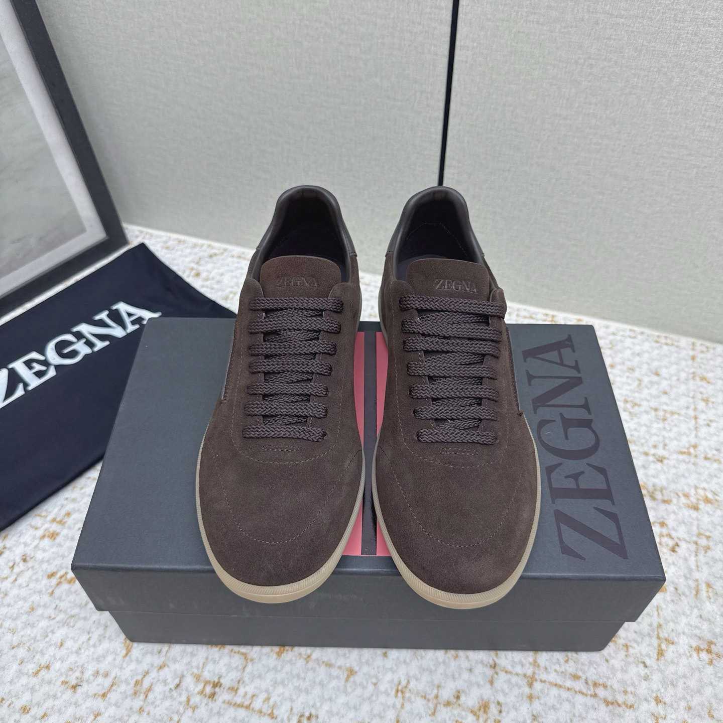 Zegna 232 Suede Sneakers - DopestKickz