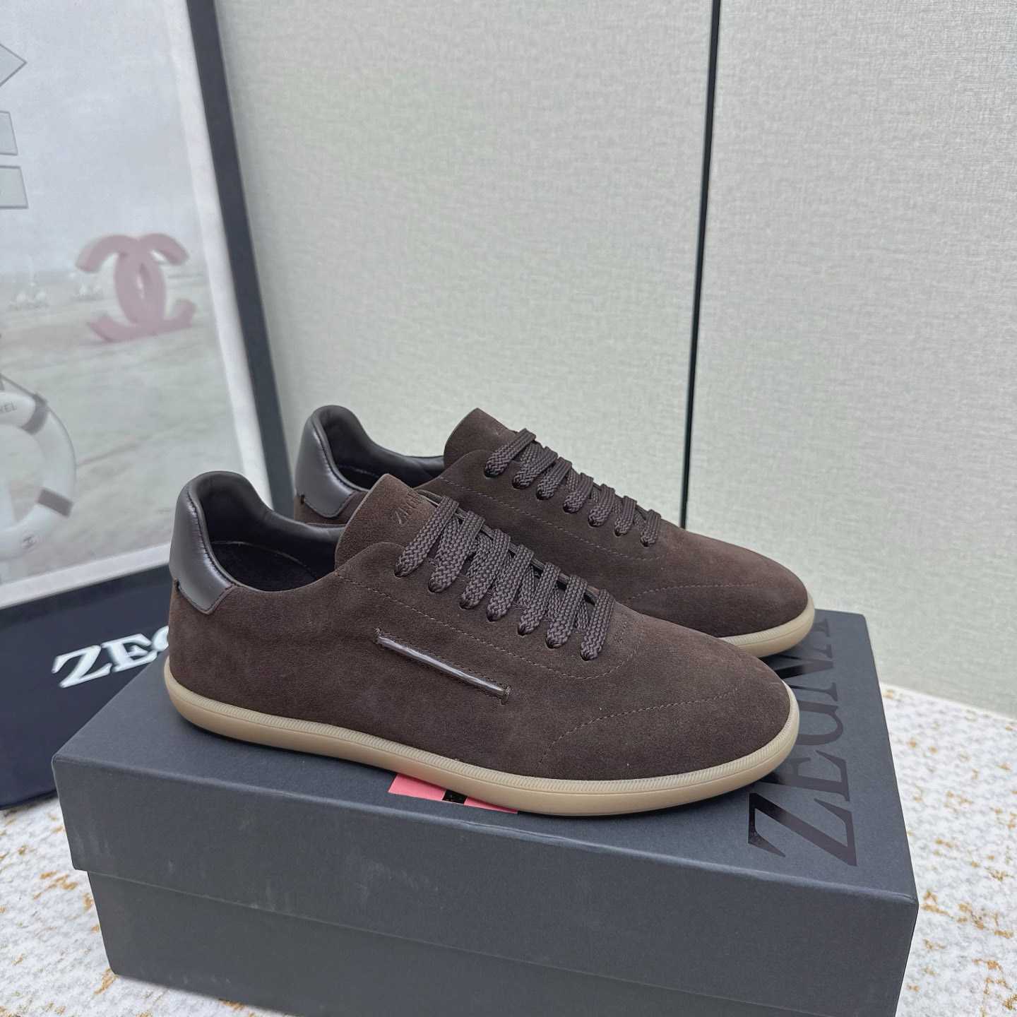 Zegna 232 Suede Sneakers - DopestKickz