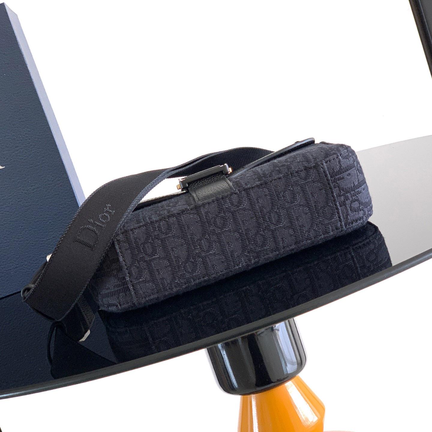 Dior Saddle Heritage Messenger Bag With Flap - DopestKickz