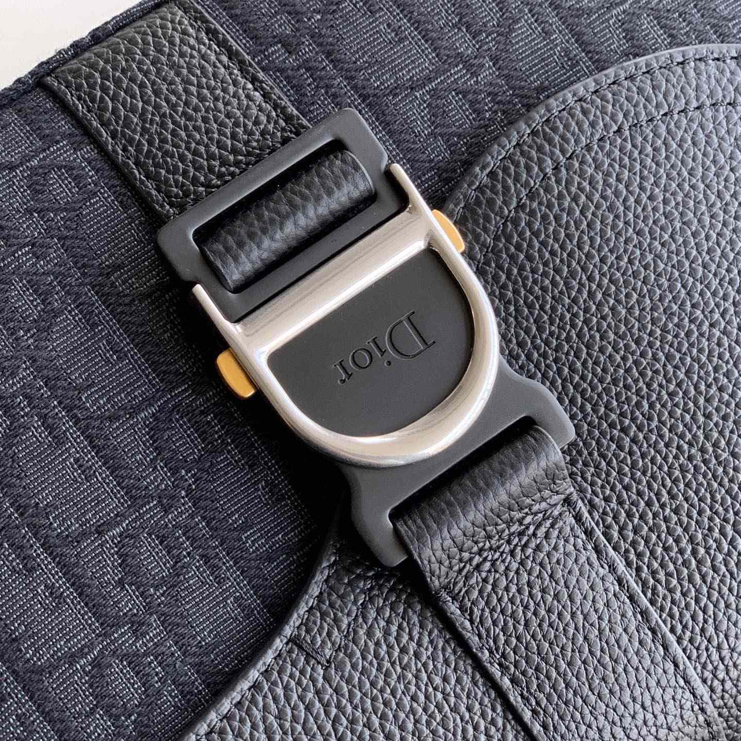 Dior Saddle Heritage Messenger Bag With Flap - DopestKickz