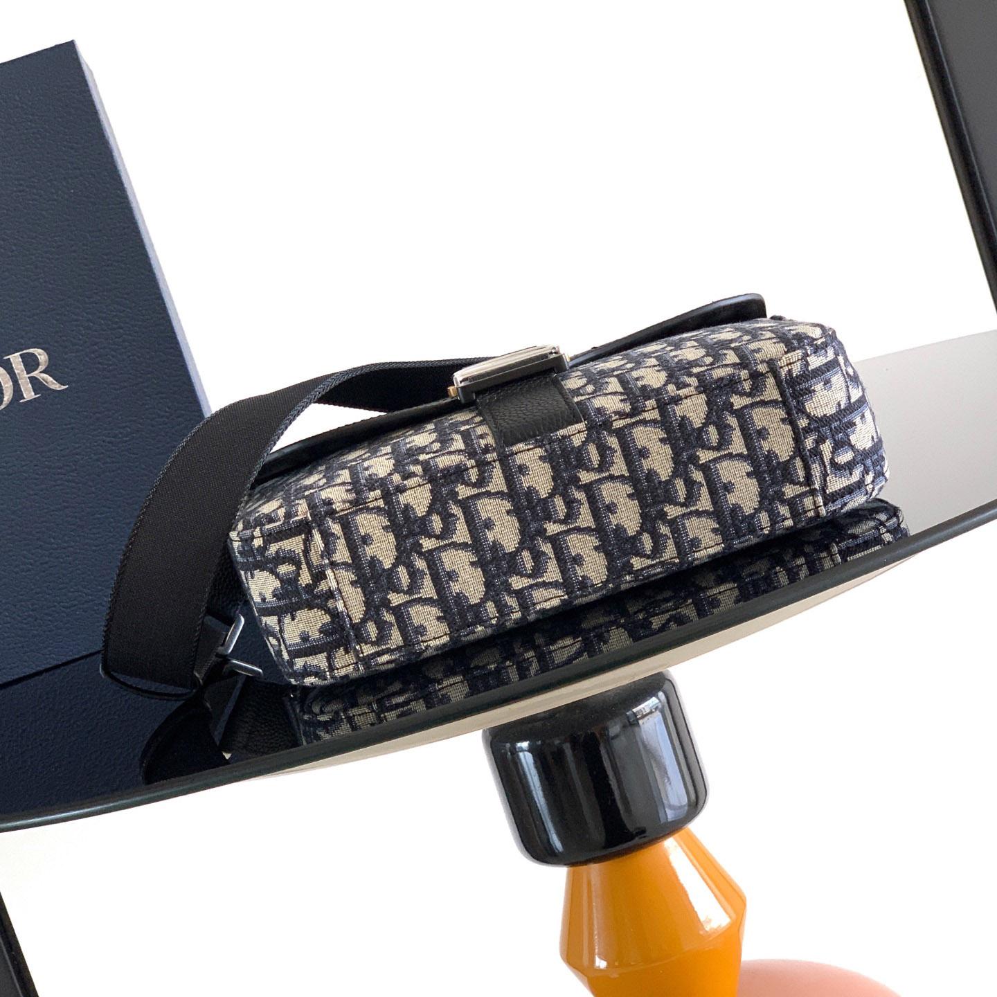 Dior Saddle Heritage Messenger Bag With Flap - DopestKickz