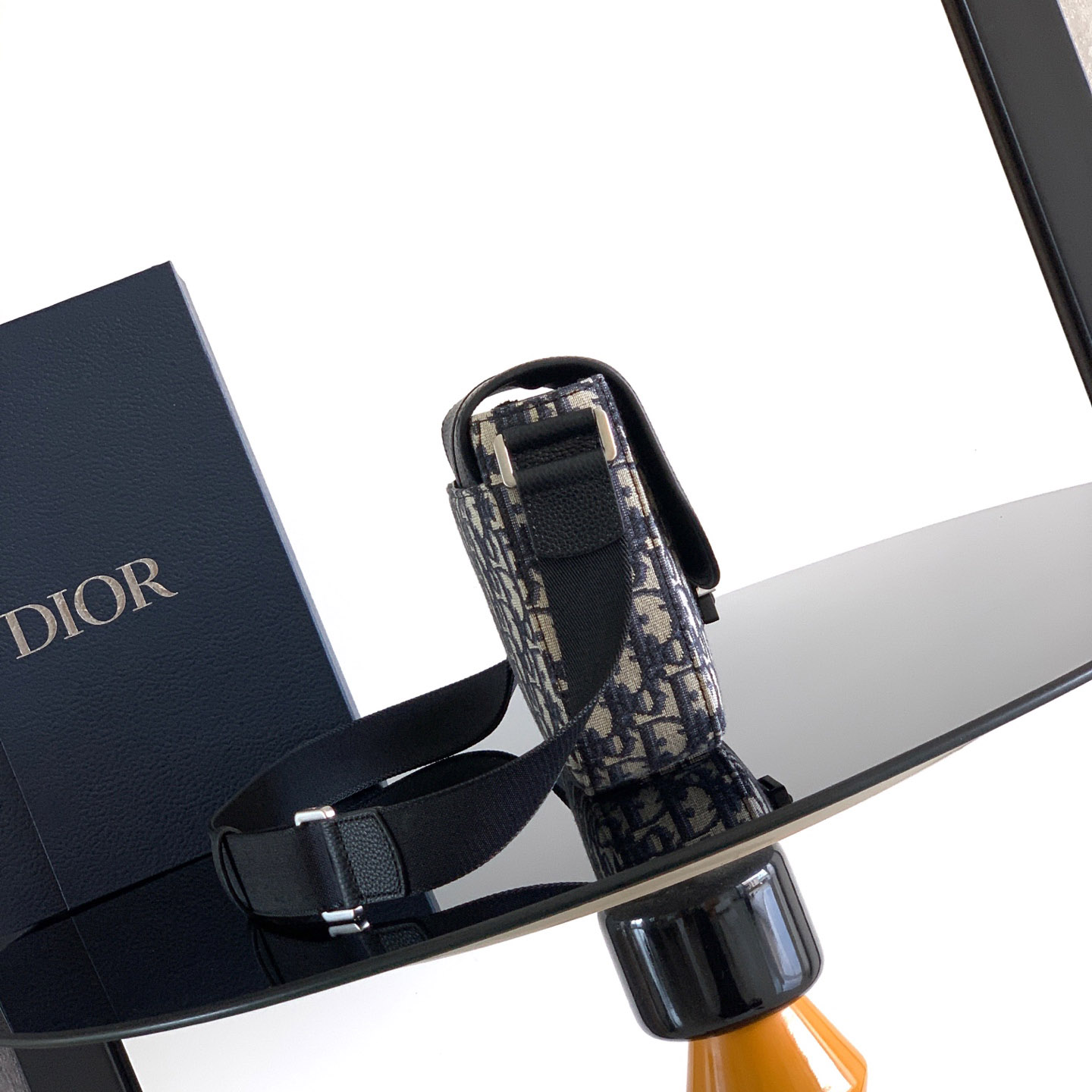 Dior Saddle Heritage Messenger Bag With Flap - DopestKickz