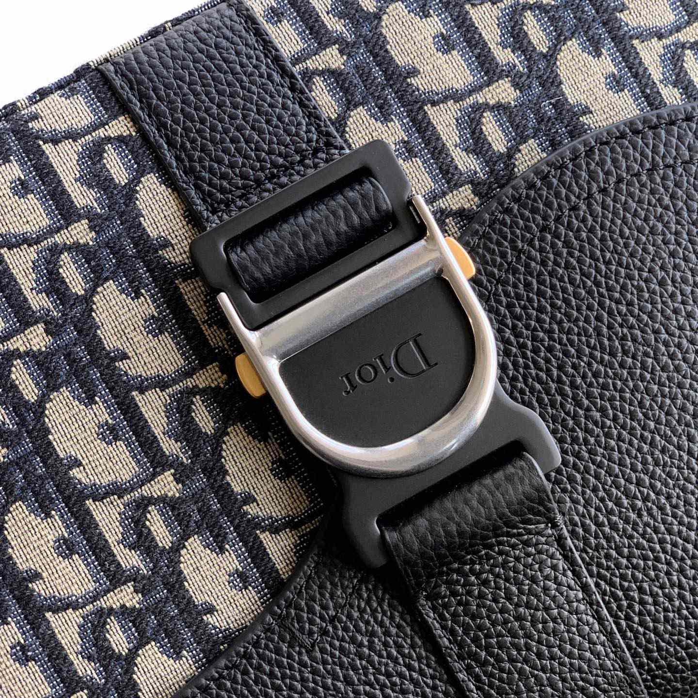 Dior Saddle Heritage Messenger Bag With Flap - DopestKickz