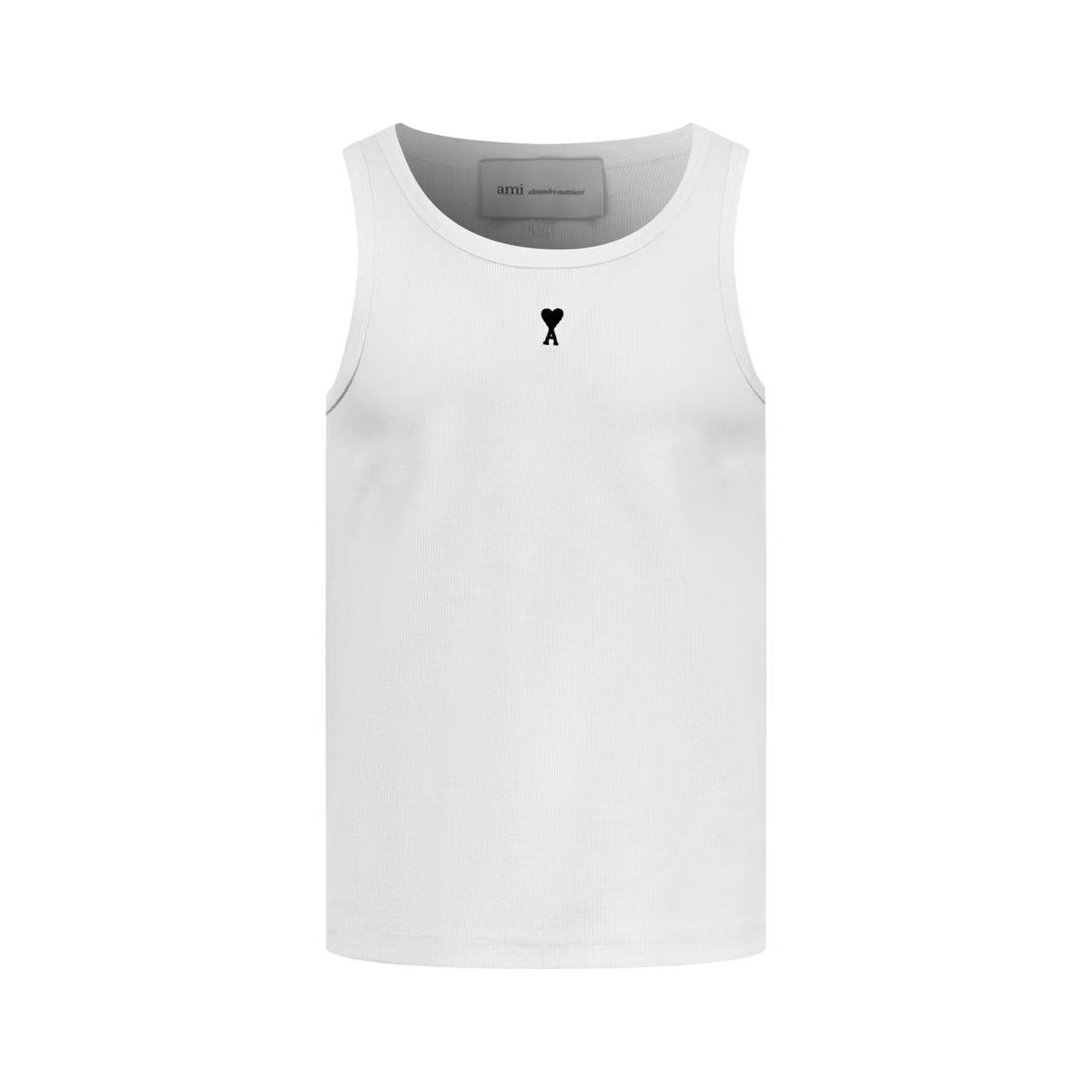AMI Paris Cotton Ami De Coeur Tanktop - DopestKickz