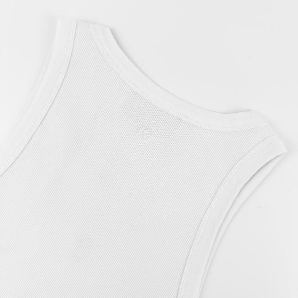 AMI Paris Cotton Ami De Coeur Tanktop - DopestKickz