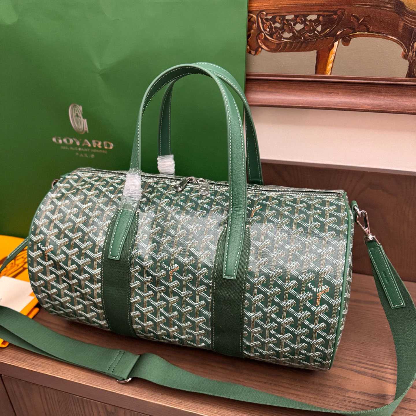Goyard Barrel 40 Sports Bag - DopestKickz