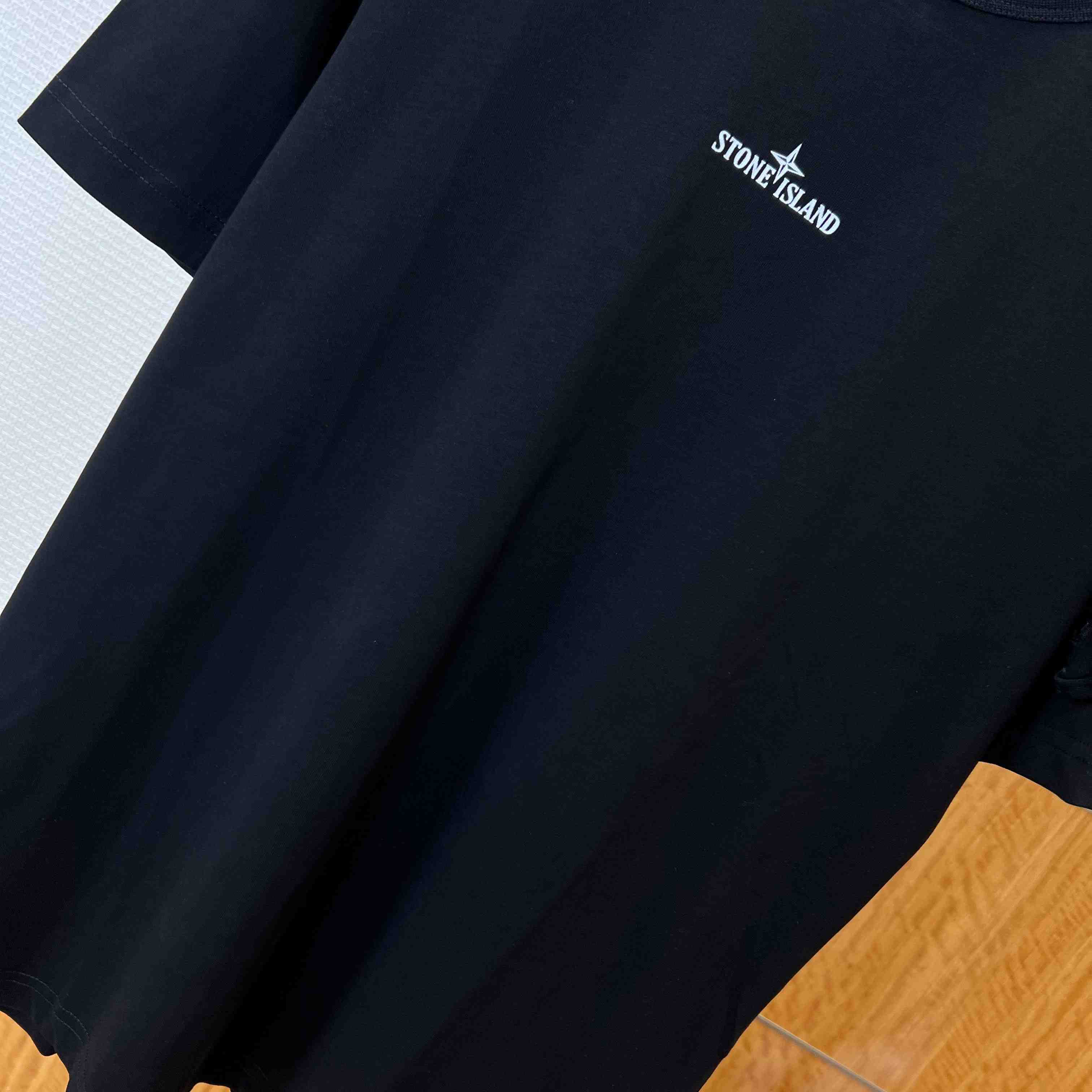 Stone Island Short-Sleeved Cotton T-shirt - DopestKickz