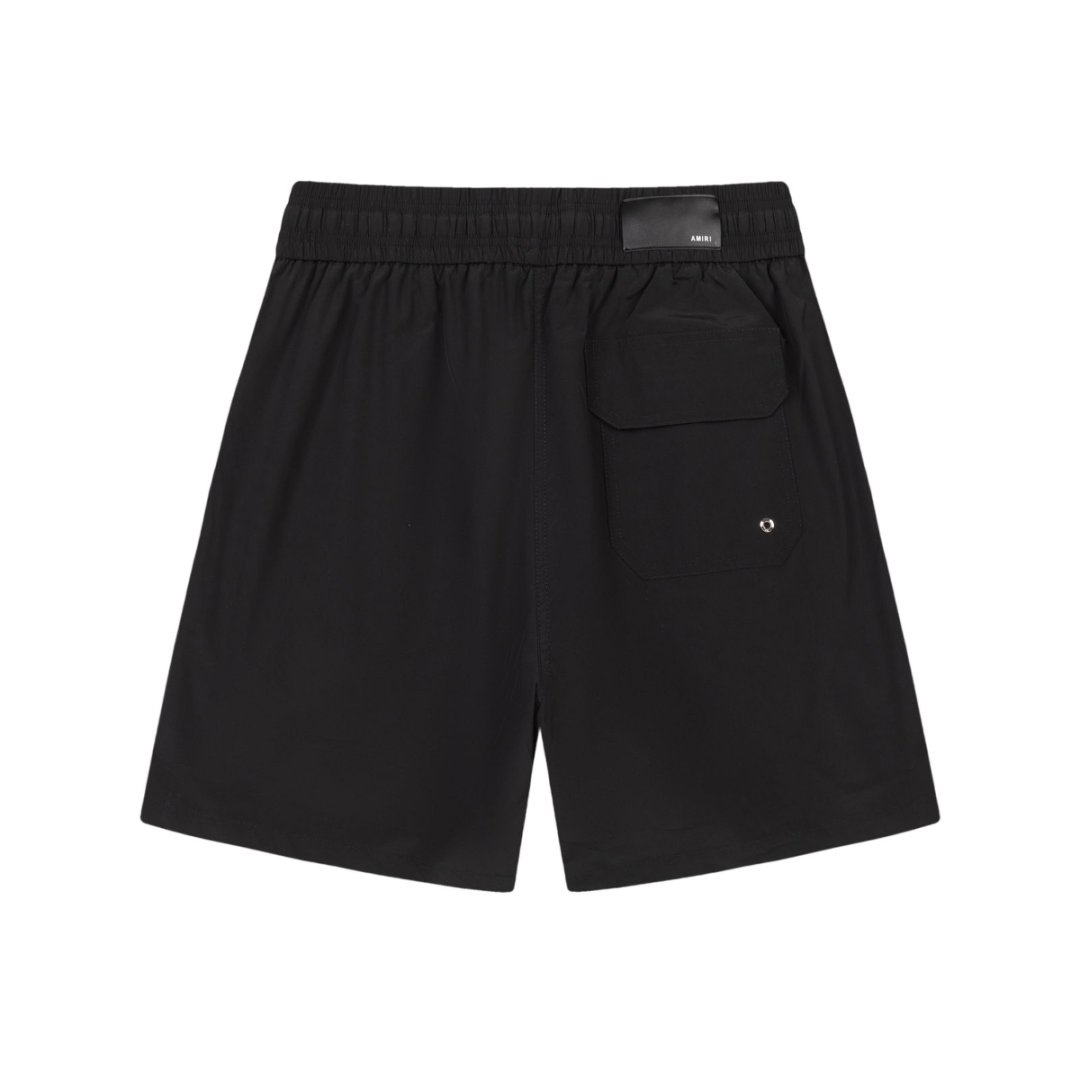 Amiri Hollywood Swim Trunk 'Black' - DopestKickz