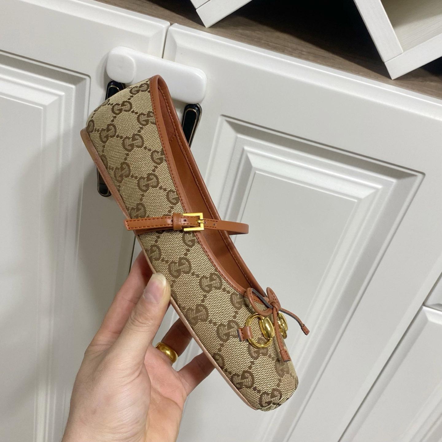 Gucci Horsebit Ballet Flat - DopestKickz