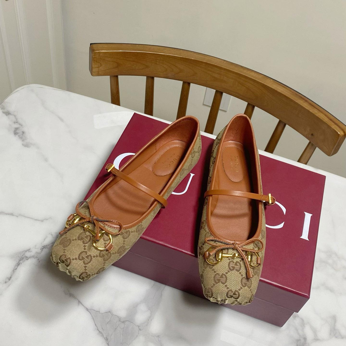 Gucci Horsebit Ballet Flat - DopestKickz