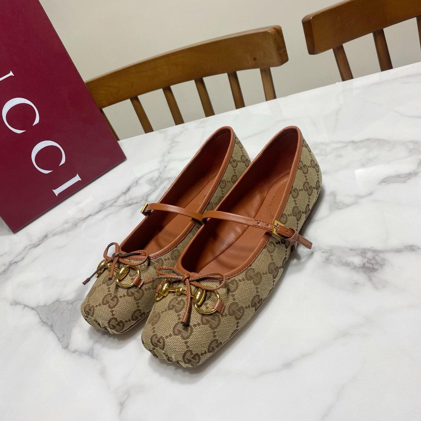 Gucci Horsebit Ballet Flat - DopestKickz