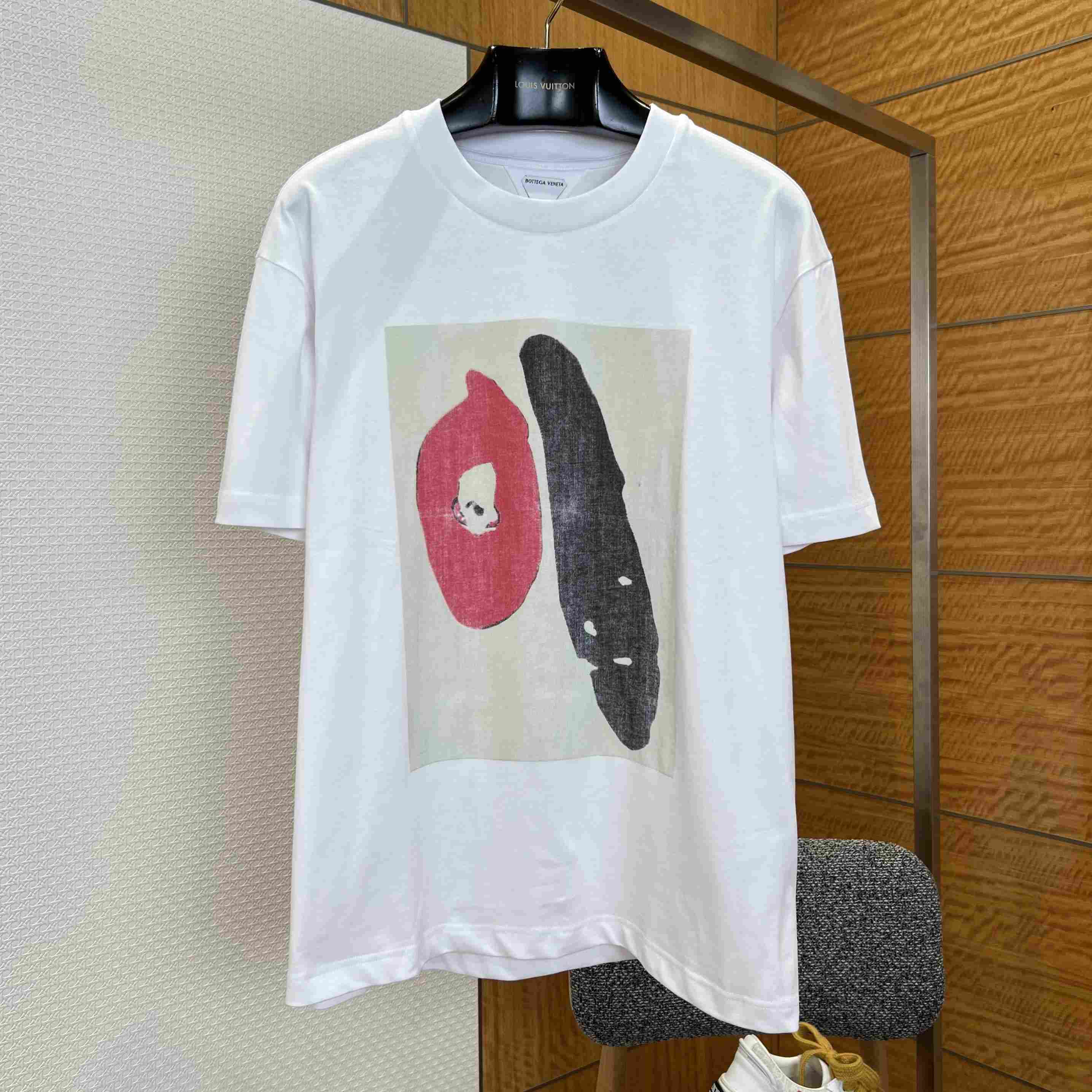 Bottega Veneta Cotton Jersey Printed T-Shirt - DopestKickz