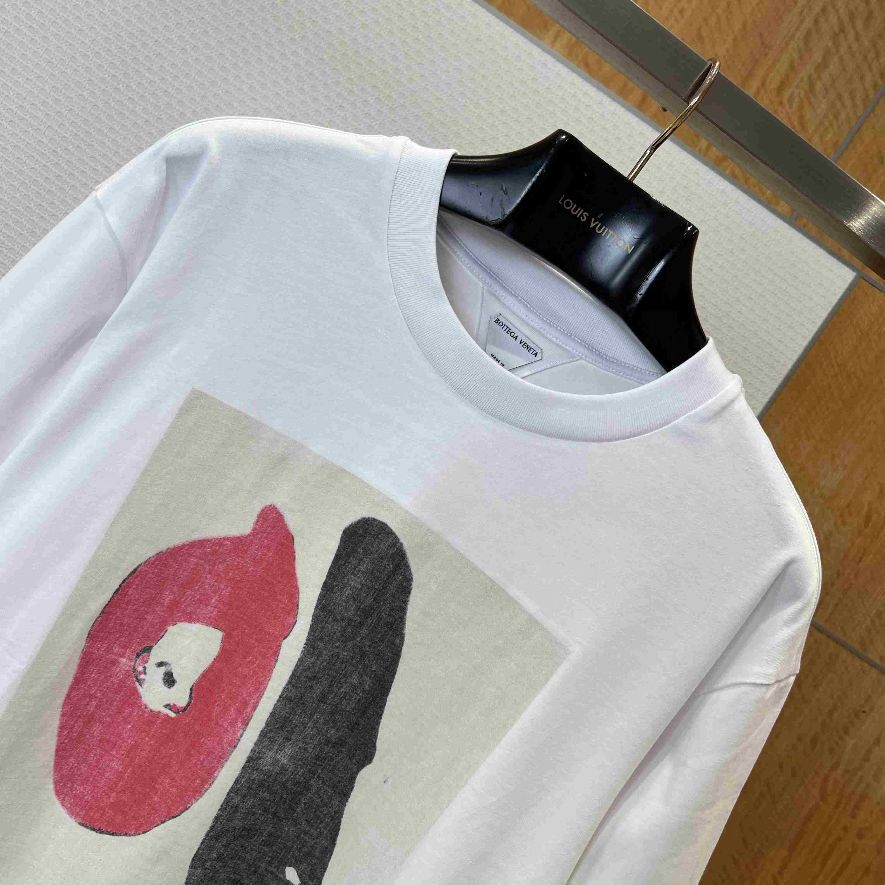 Bottega Veneta Cotton Jersey Printed T-Shirt - DopestKickz