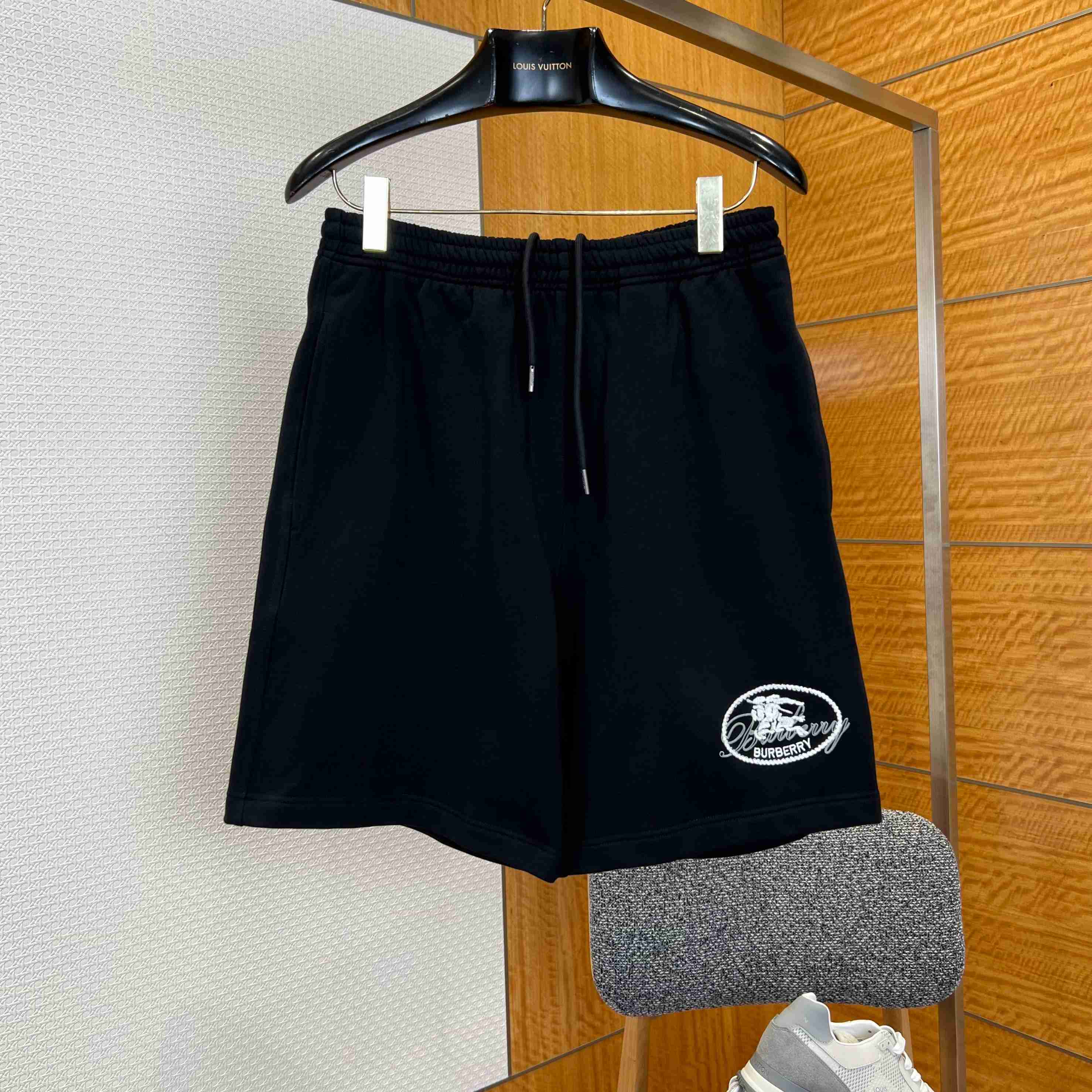 Burberry Knight Stamp Cotton Shorts - DopestKickz