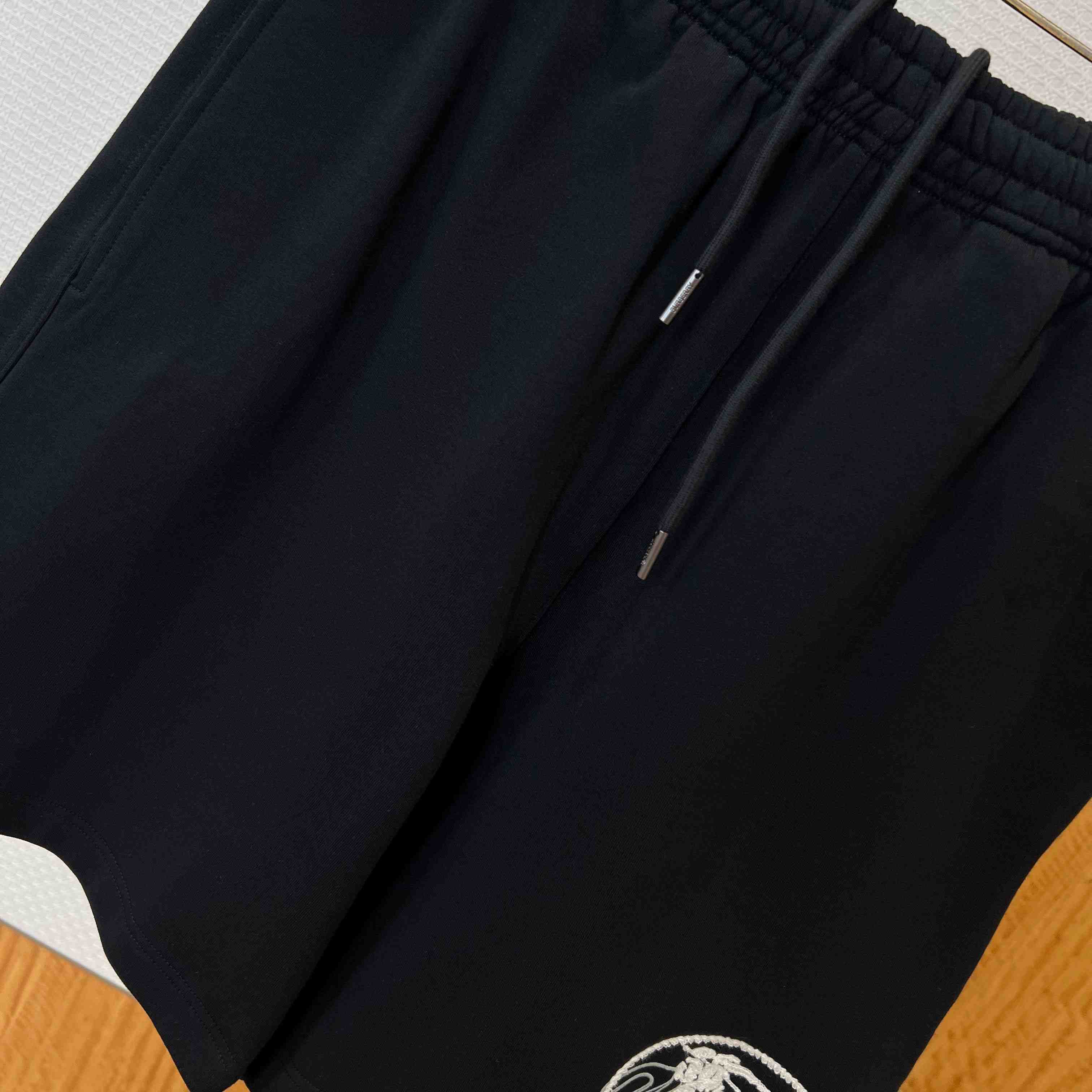 Burberry Knight Stamp Cotton Shorts - DopestKickz