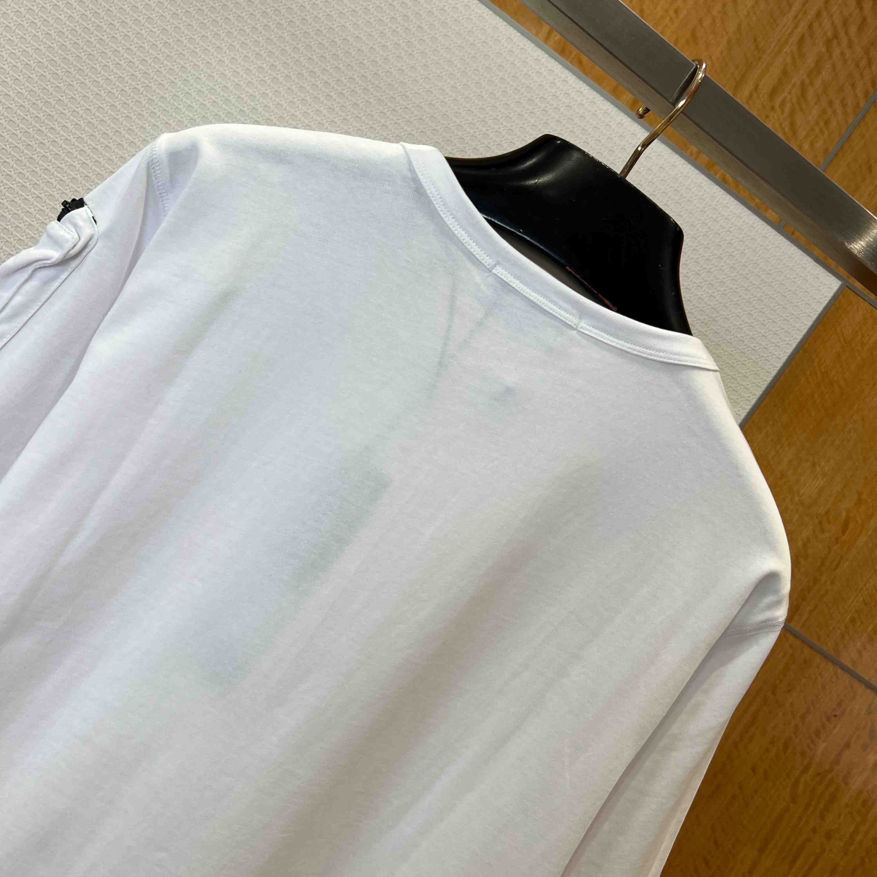 Stone Island Short-Sleeved Cotton T-shirt - DopestKickz