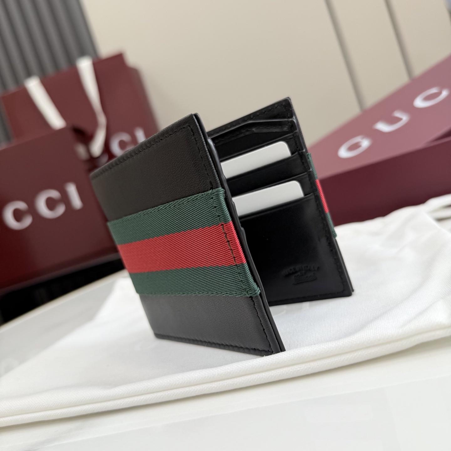 Gucci Web Trademark Bi-fold Wallet - DopestKickz