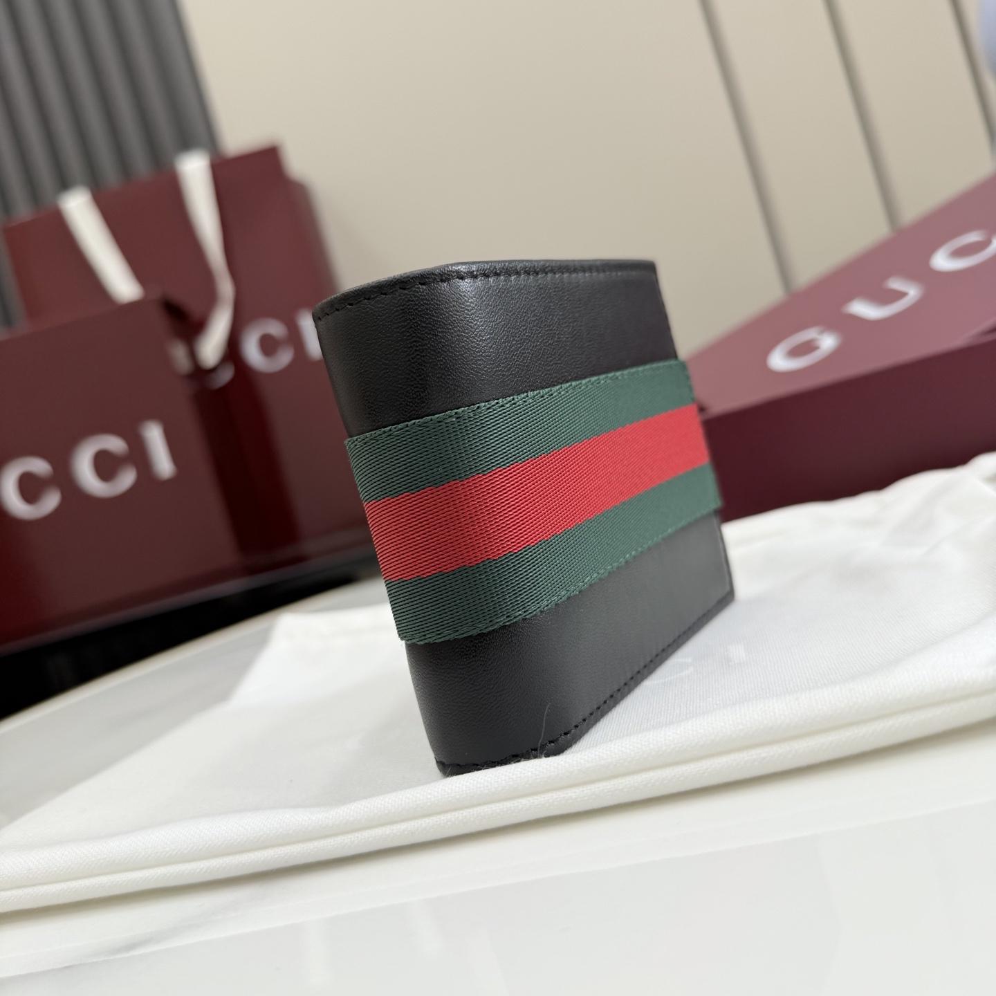 Gucci Web Trademark Bi-fold Wallet - DopestKickz
