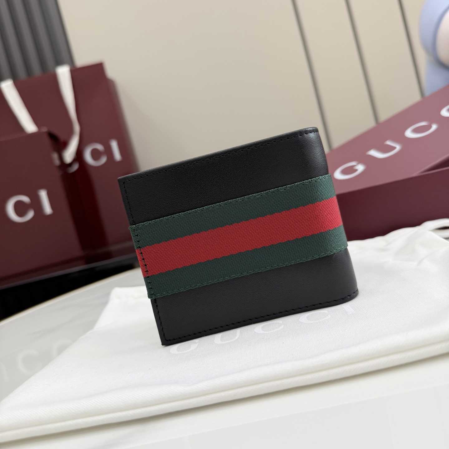 Gucci Web Trademark Bi-fold Wallet - DopestKickz