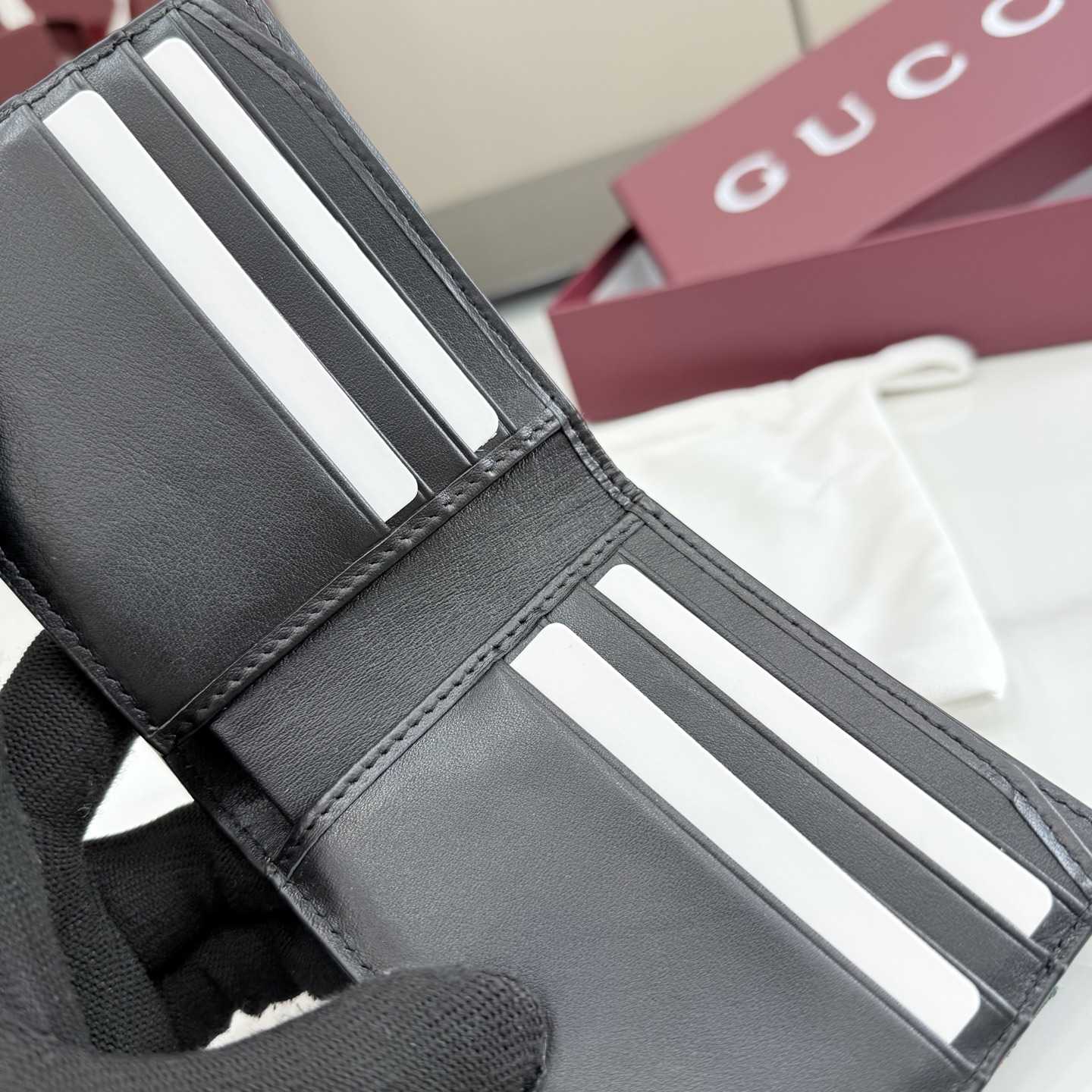 Gucci Web Trademark Bi-fold Wallet - DopestKickz