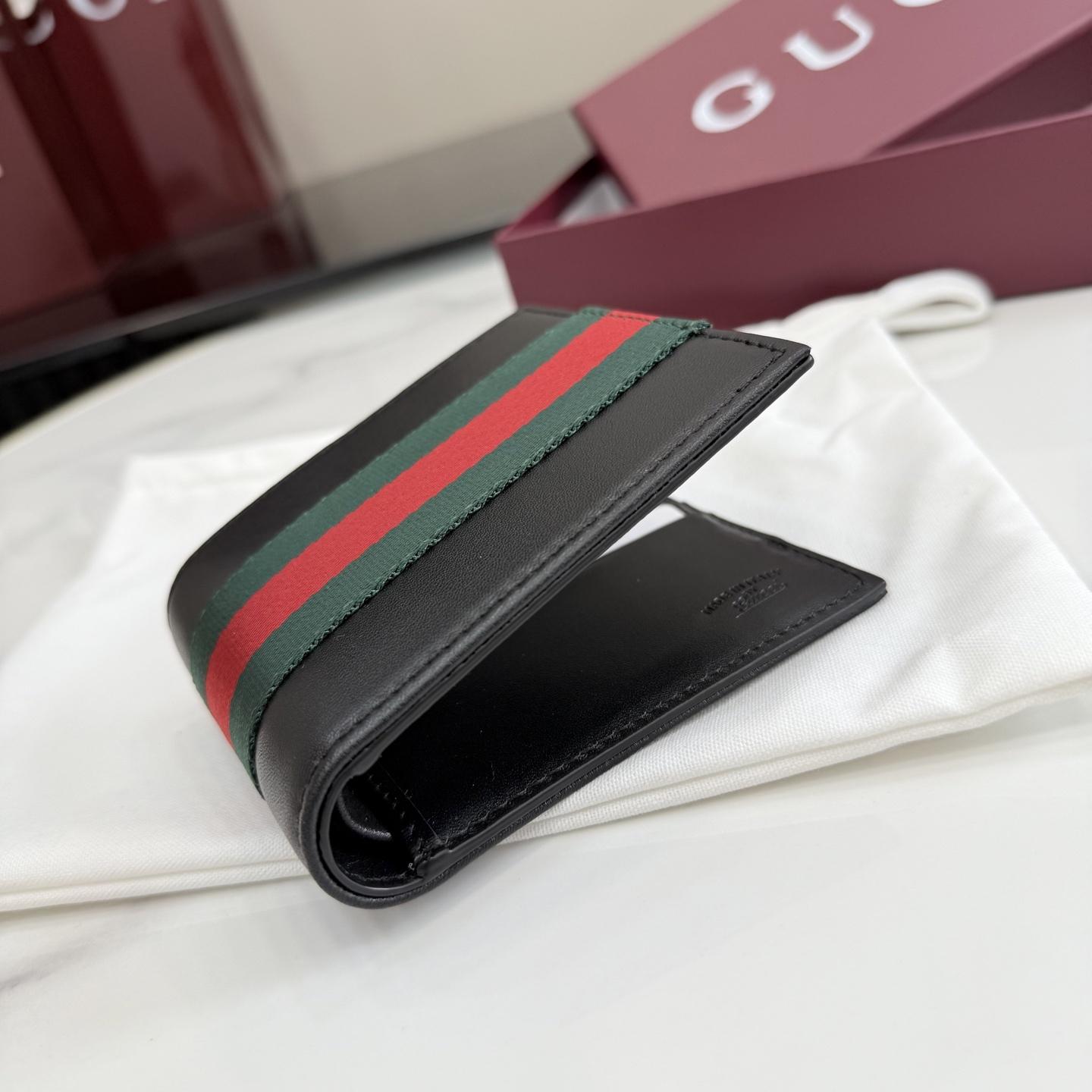 Gucci Web Trademark Bi-fold Wallet - DopestKickz